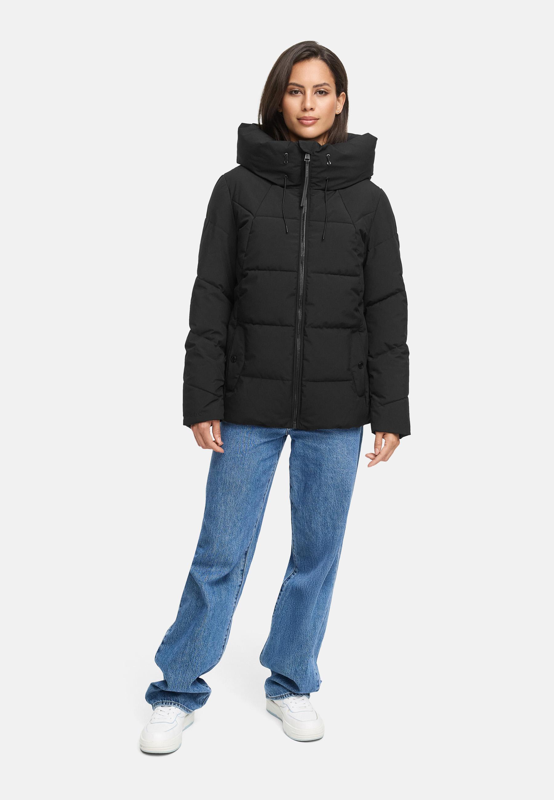 Winter Steppjacke mit Kapuze "Kuscheltatze XVI" Black
