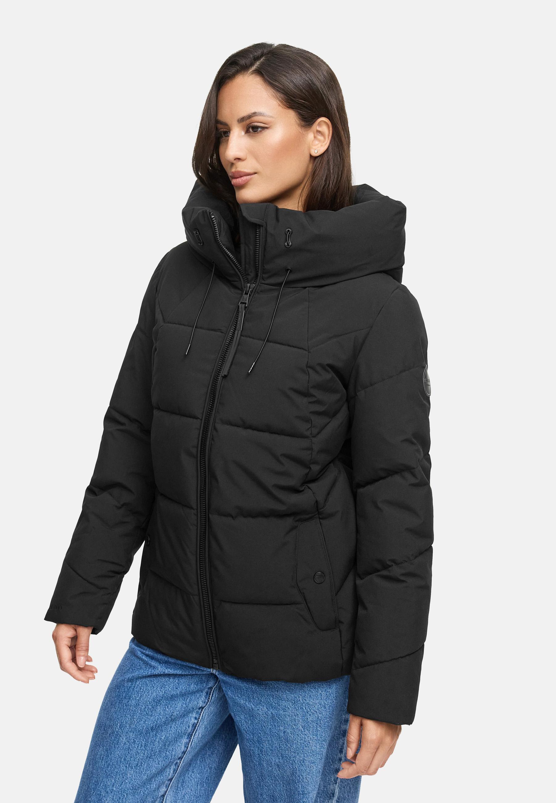 Winter Steppjacke mit Kapuze "Kuscheltatze XVI" Black