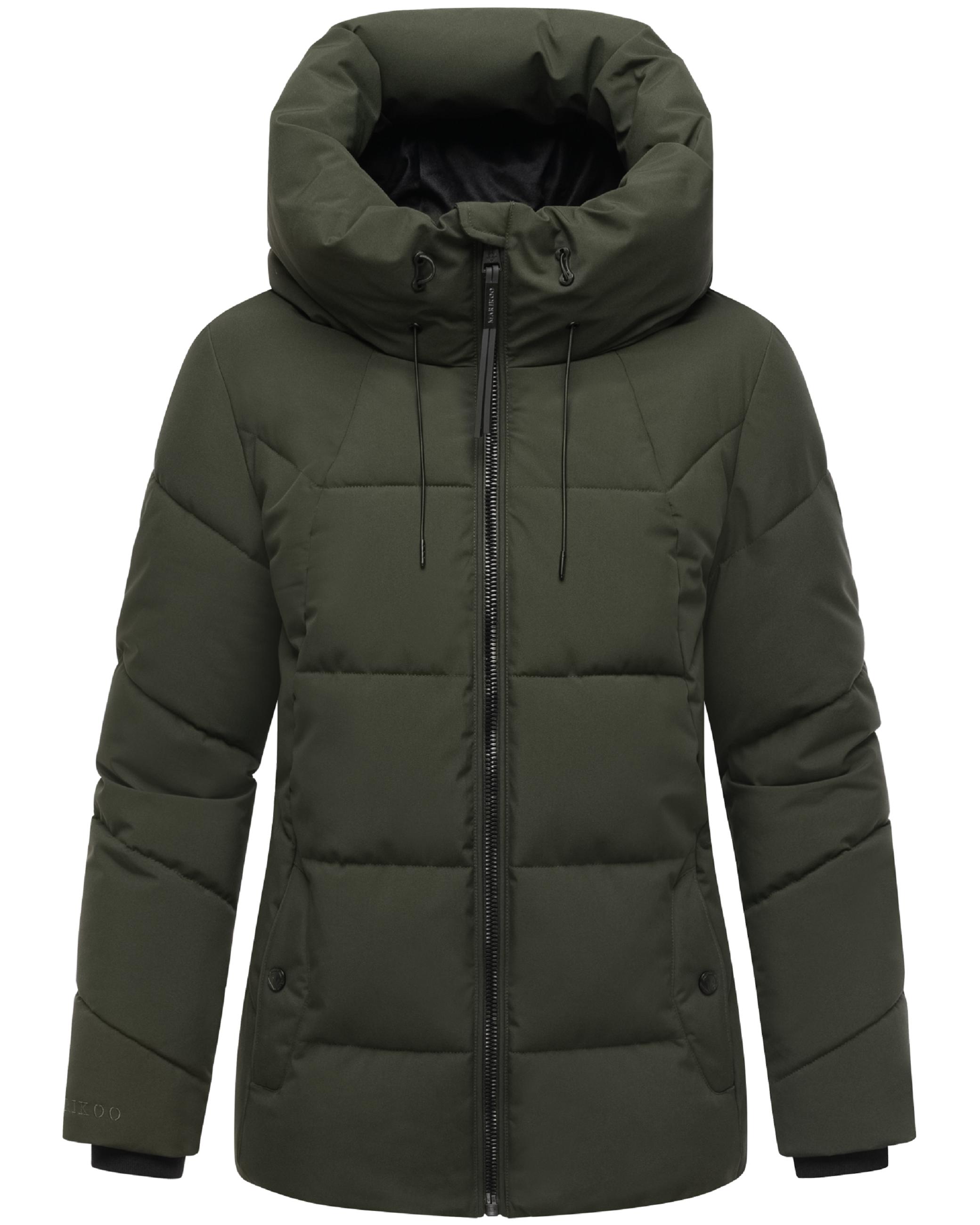 Winter Steppjacke mit Kapuze "Kuscheltatze XVI" Dark Olive