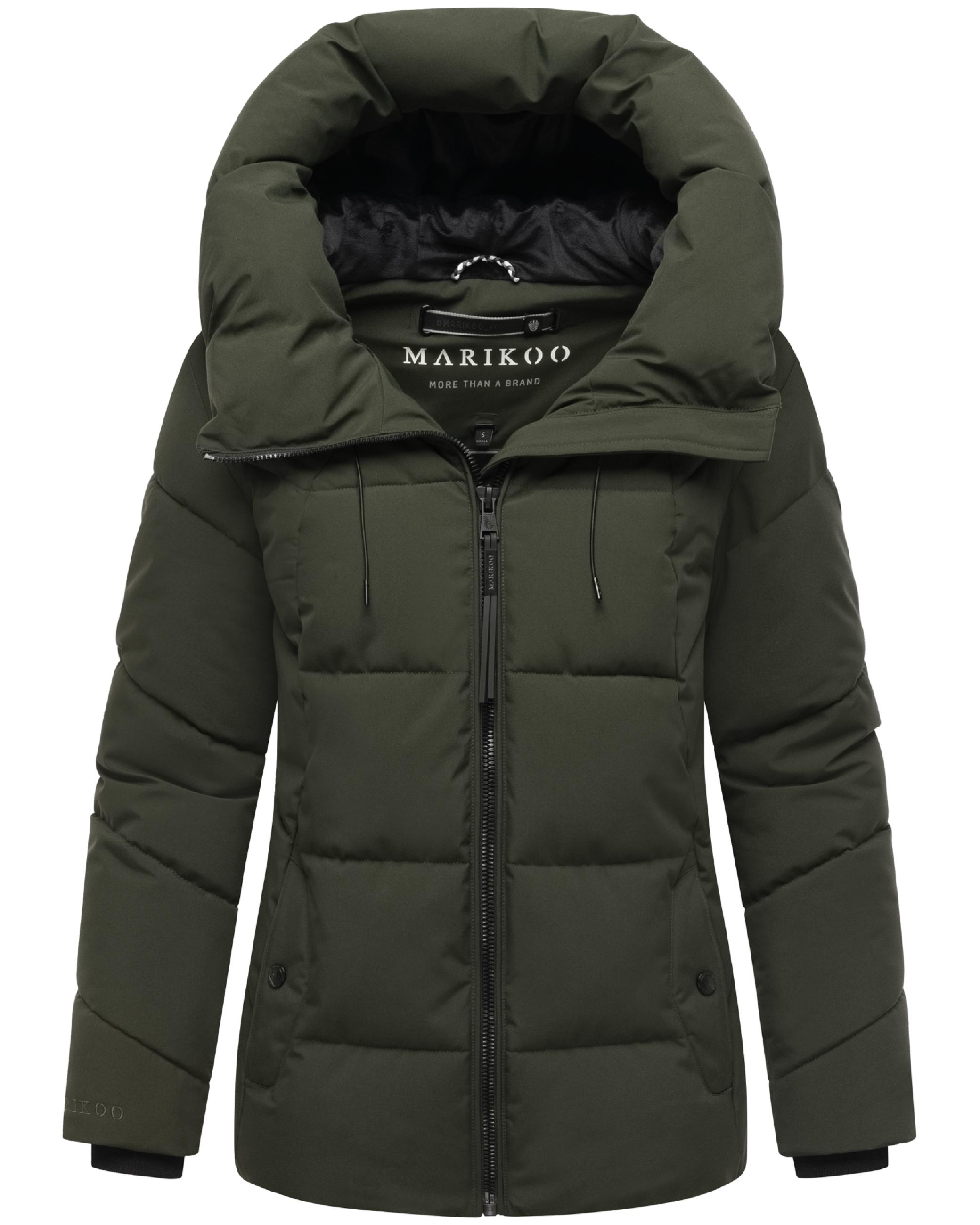 Winter Steppjacke mit Kapuze "Kuscheltatze XVI" Dark Olive