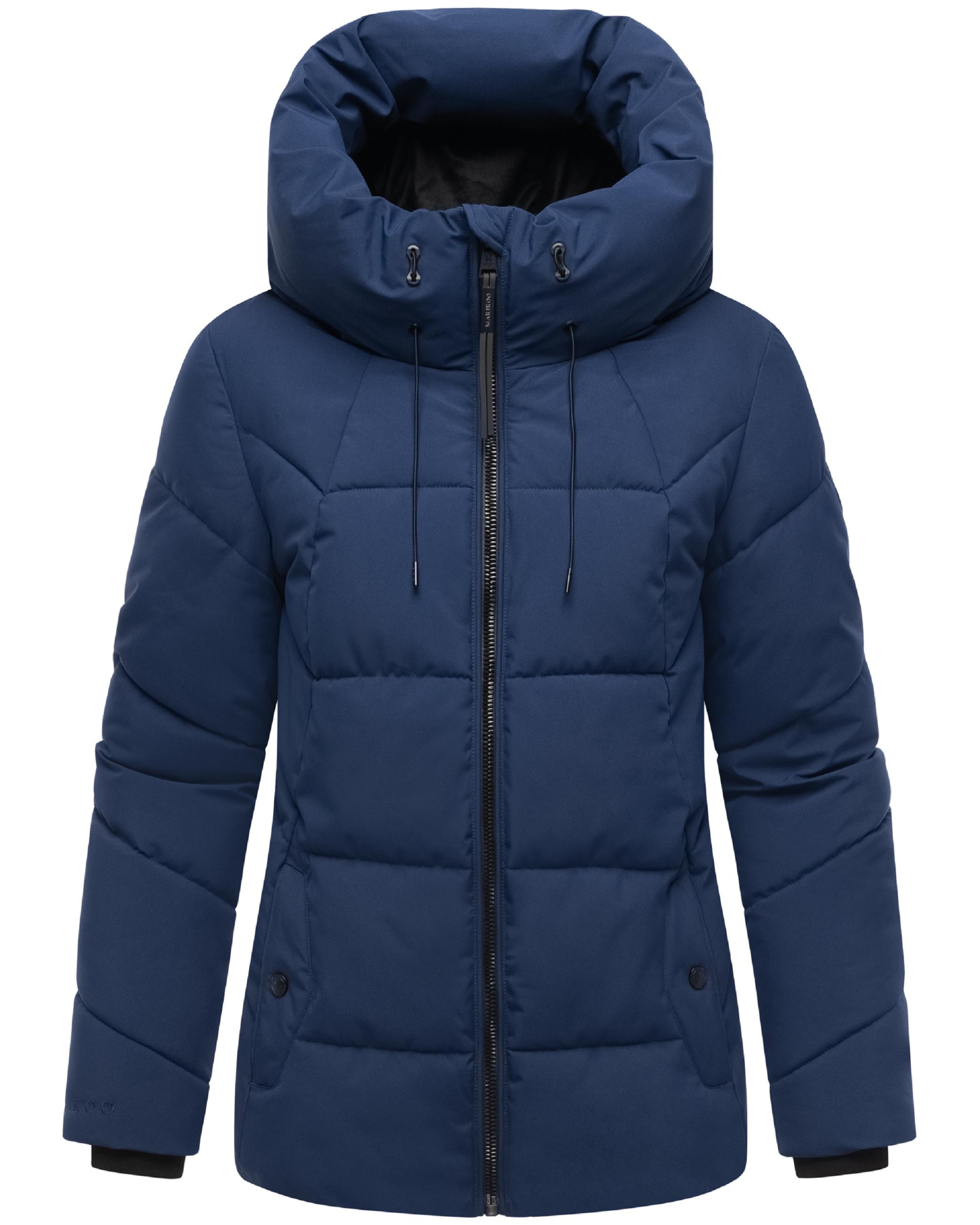 Winter Steppjacke mit Kapuze "Kuscheltatze XVI" Navy