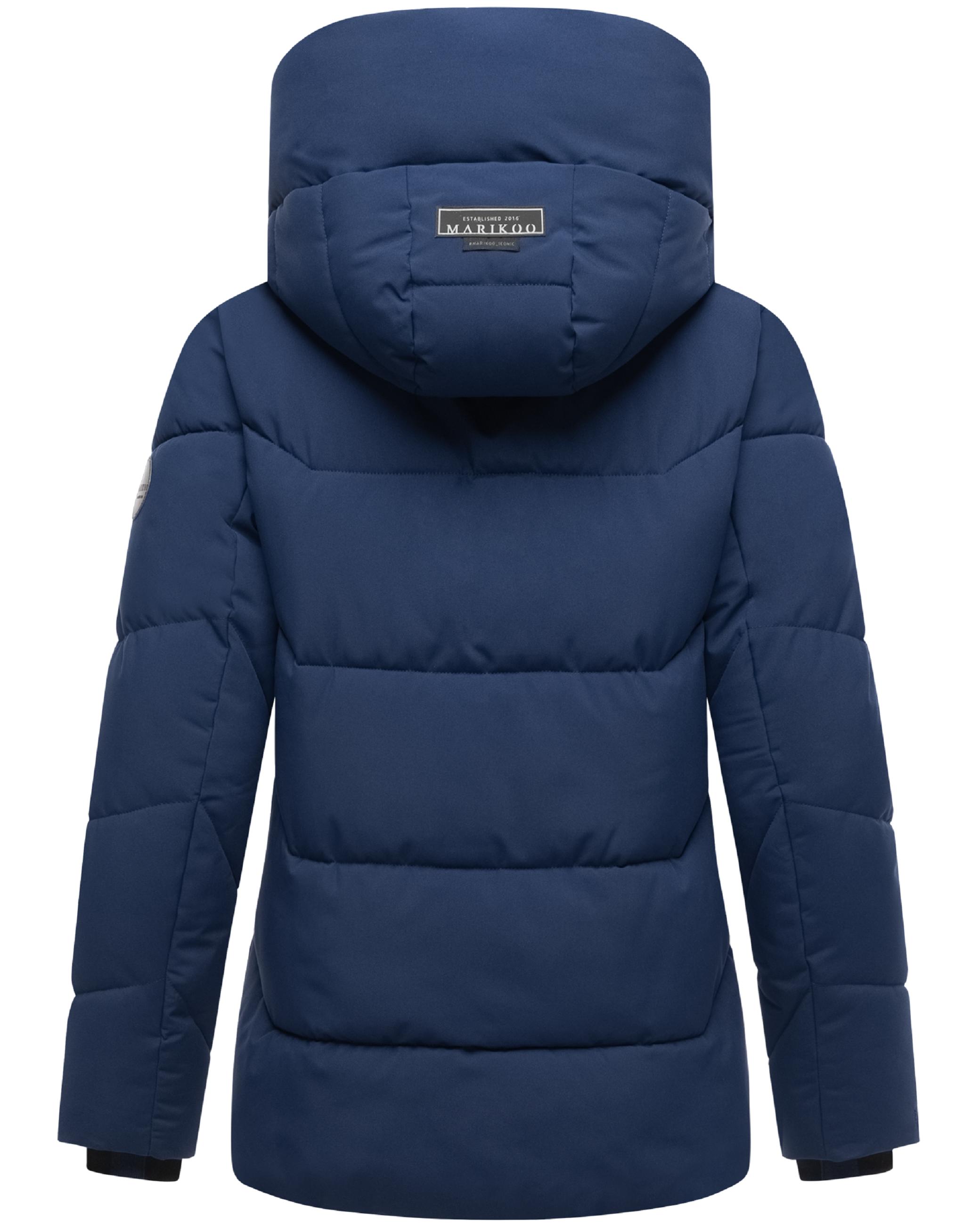 Winter Steppjacke mit Kapuze "Kuscheltatze XVI" Navy