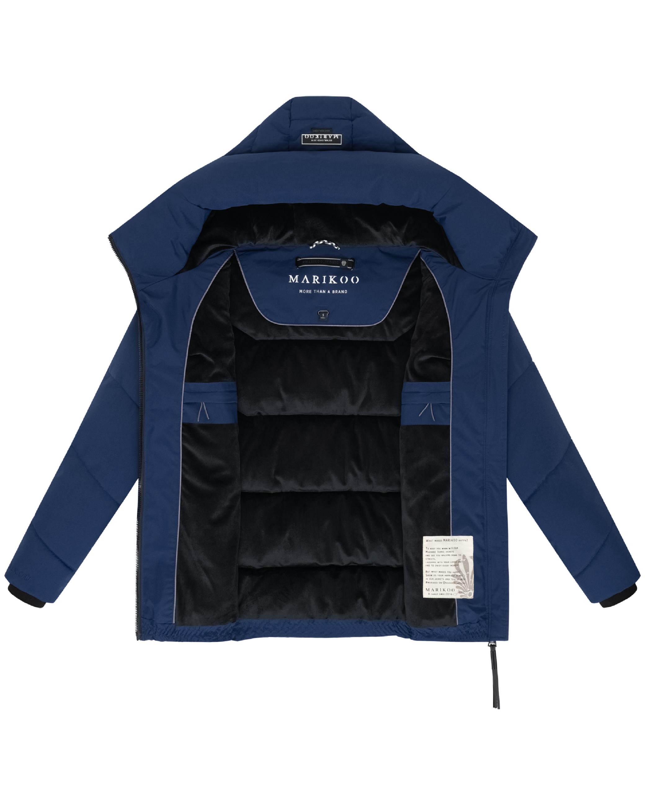 Winter Steppjacke mit Kapuze "Kuscheltatze XVI" Navy
