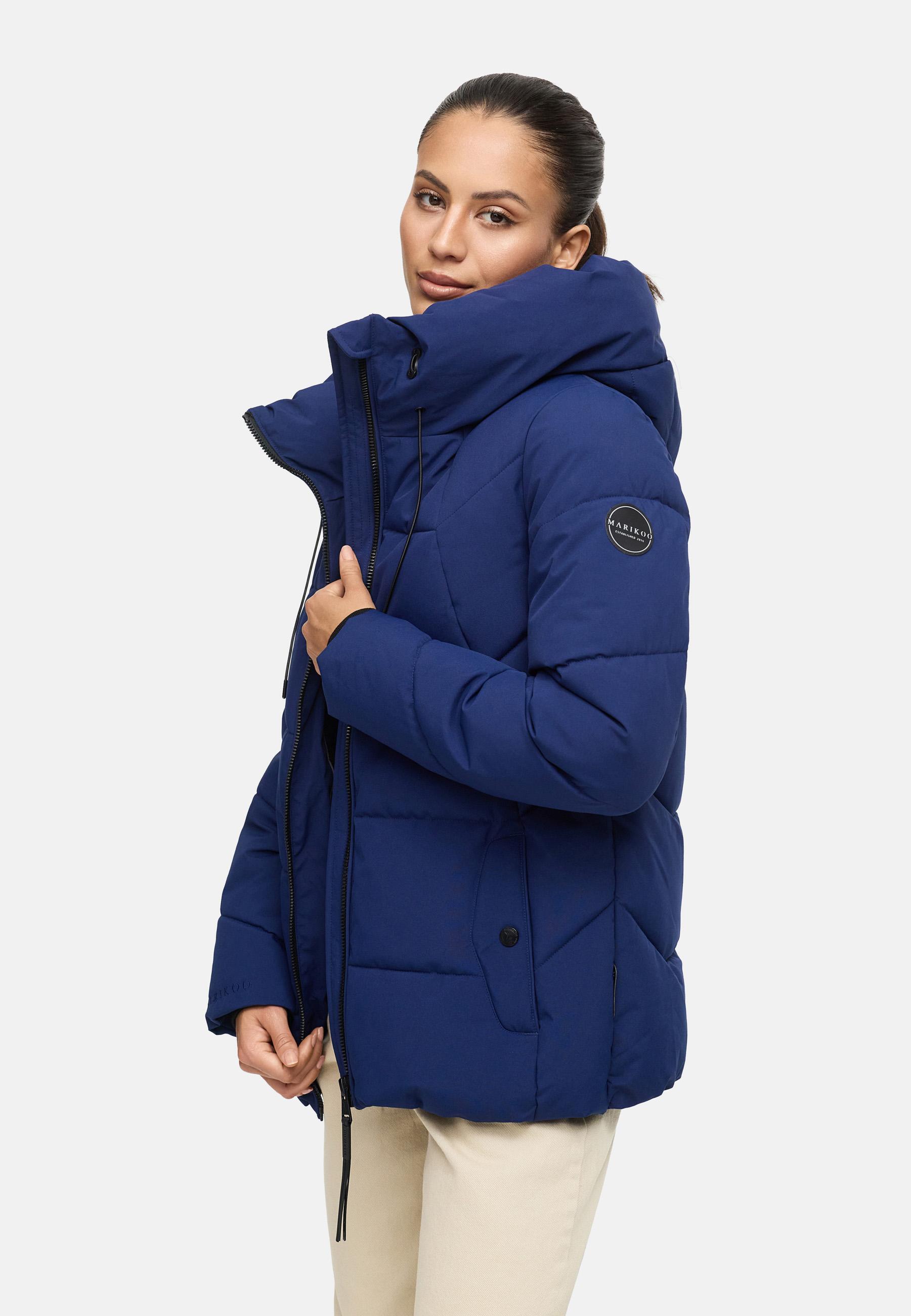Winter Steppjacke mit Kapuze "Kuscheltatze XVI" Navy