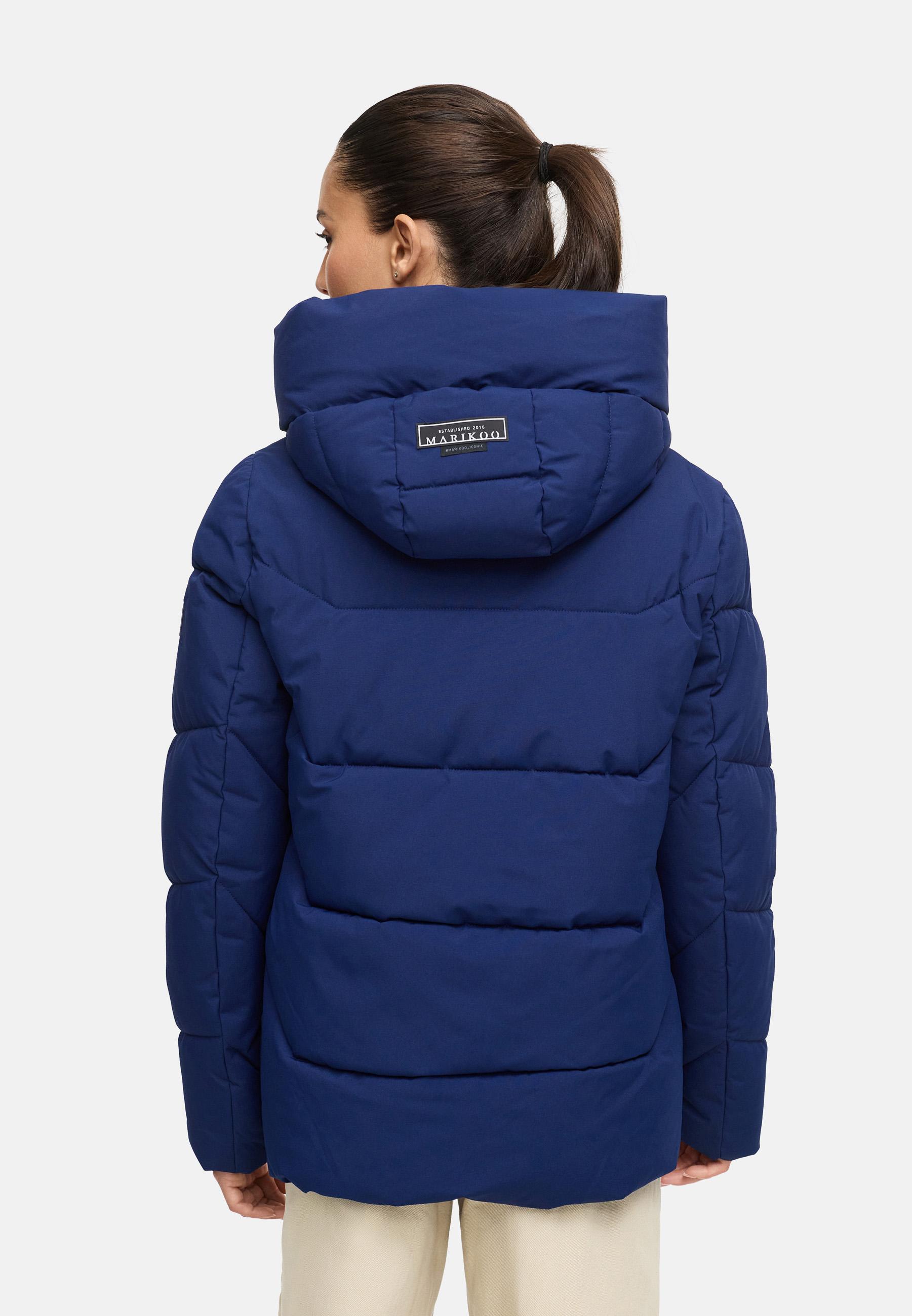 Winter Steppjacke mit Kapuze "Kuscheltatze XVI" Navy