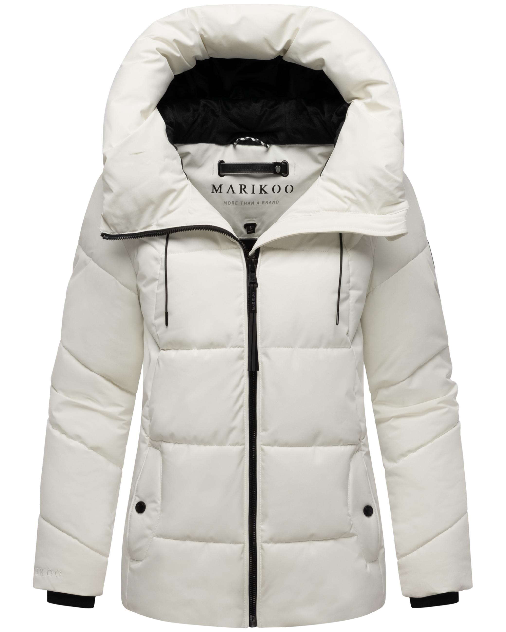 Winter Steppjacke mit Kapuze "Kuscheltatze XVI" Offwhite