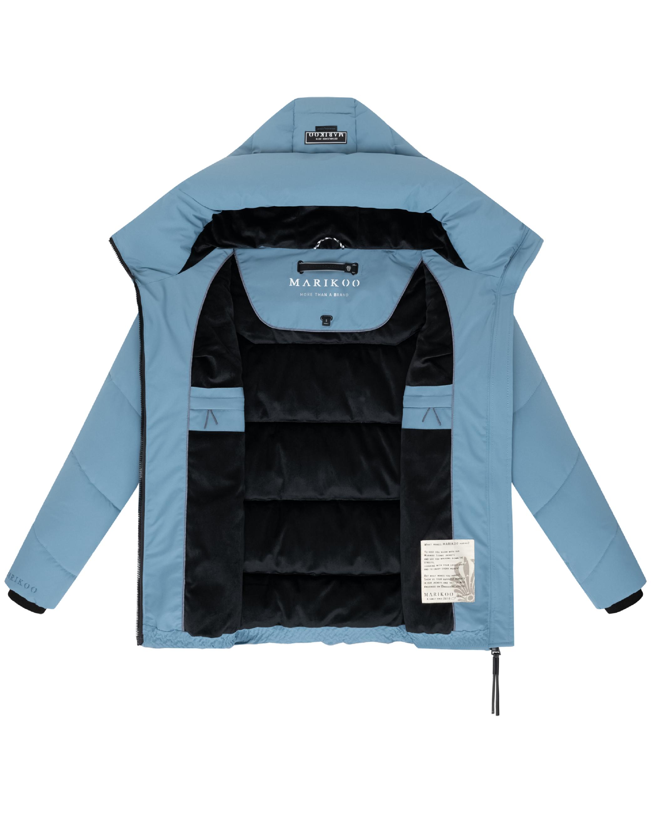 Winter Steppjacke mit Kapuze "Kuscheltatze XVI" Powder Blue