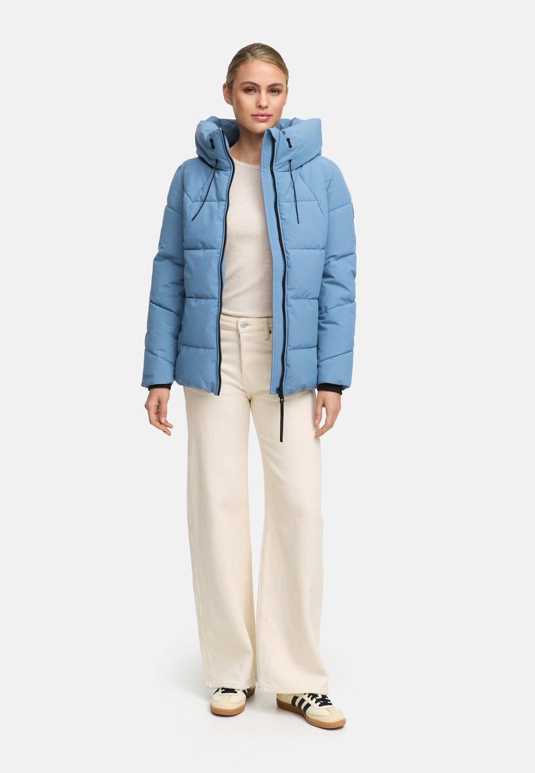 Winter Steppjacke mit Kapuze "Kuscheltatze XVI" Powder Blue