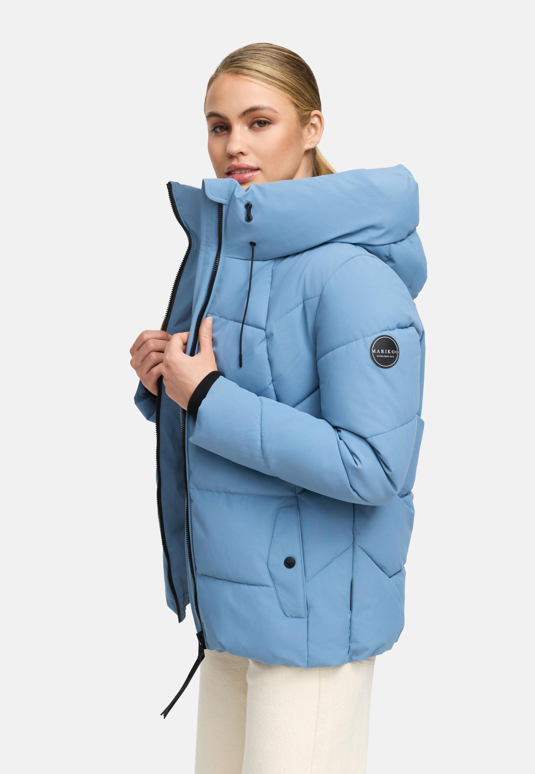 Winter Steppjacke mit Kapuze "Kuscheltatze XVI" Powder Blue