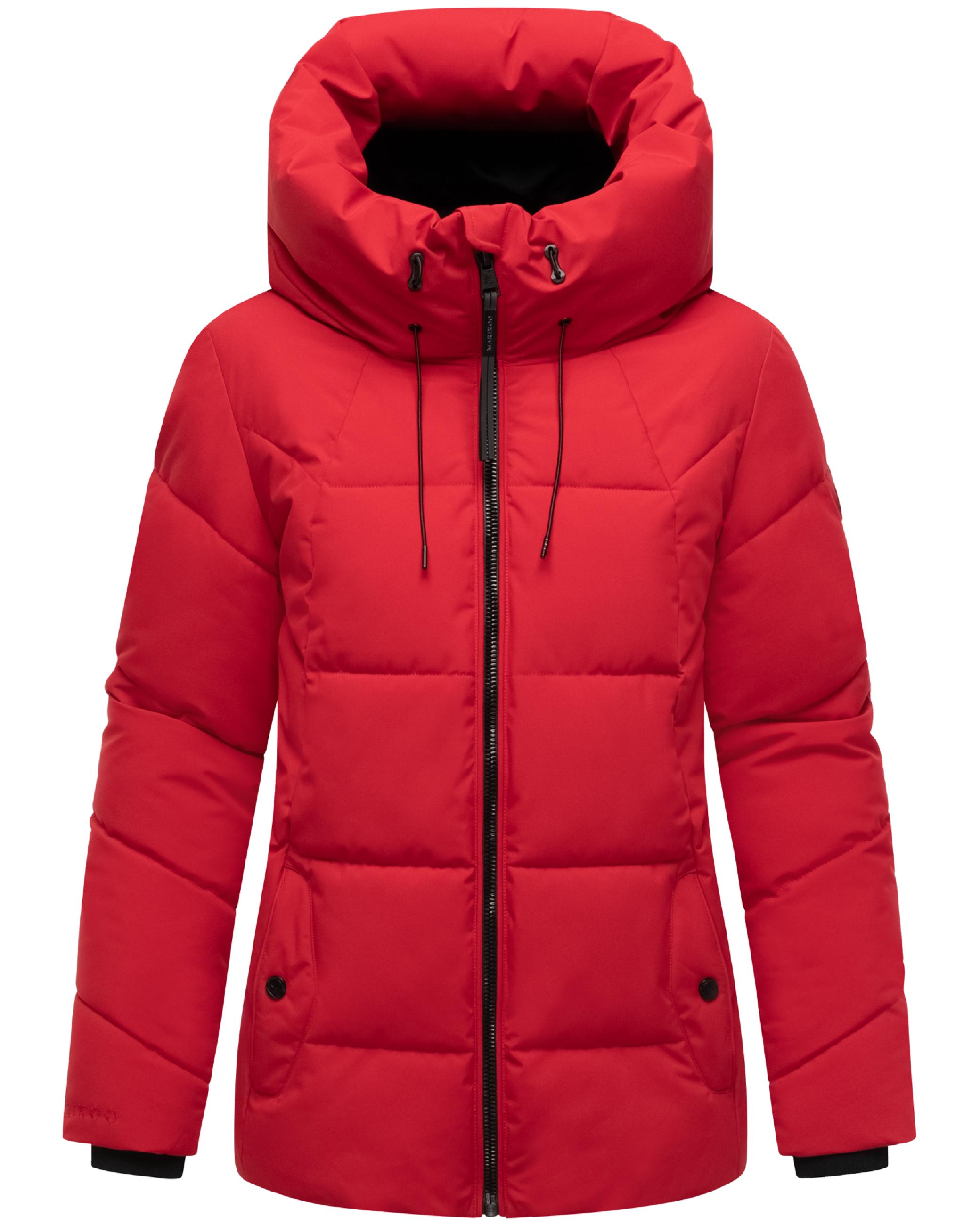 Winter Steppjacke mit Kapuze "Kuscheltatze XVI" Salsa Red