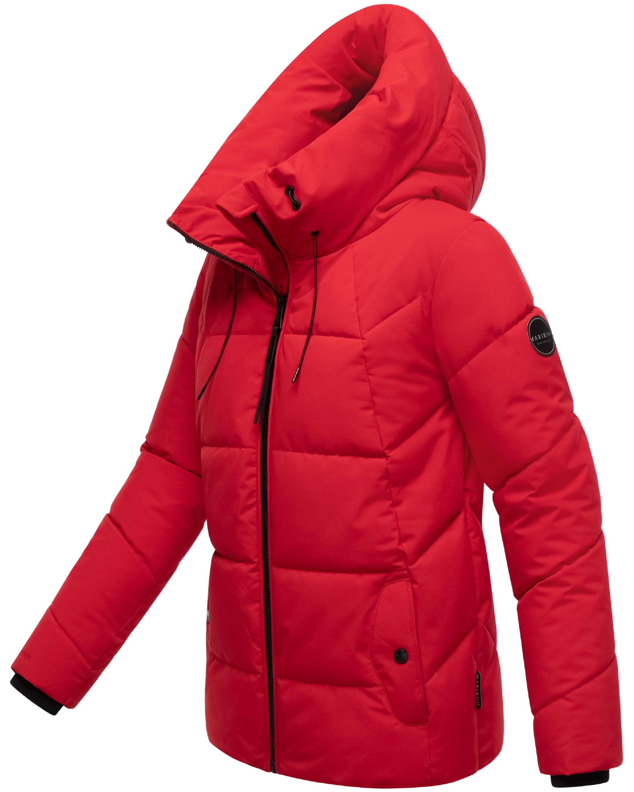 Winter Steppjacke mit Kapuze "Kuscheltatze XVI" Salsa Red
