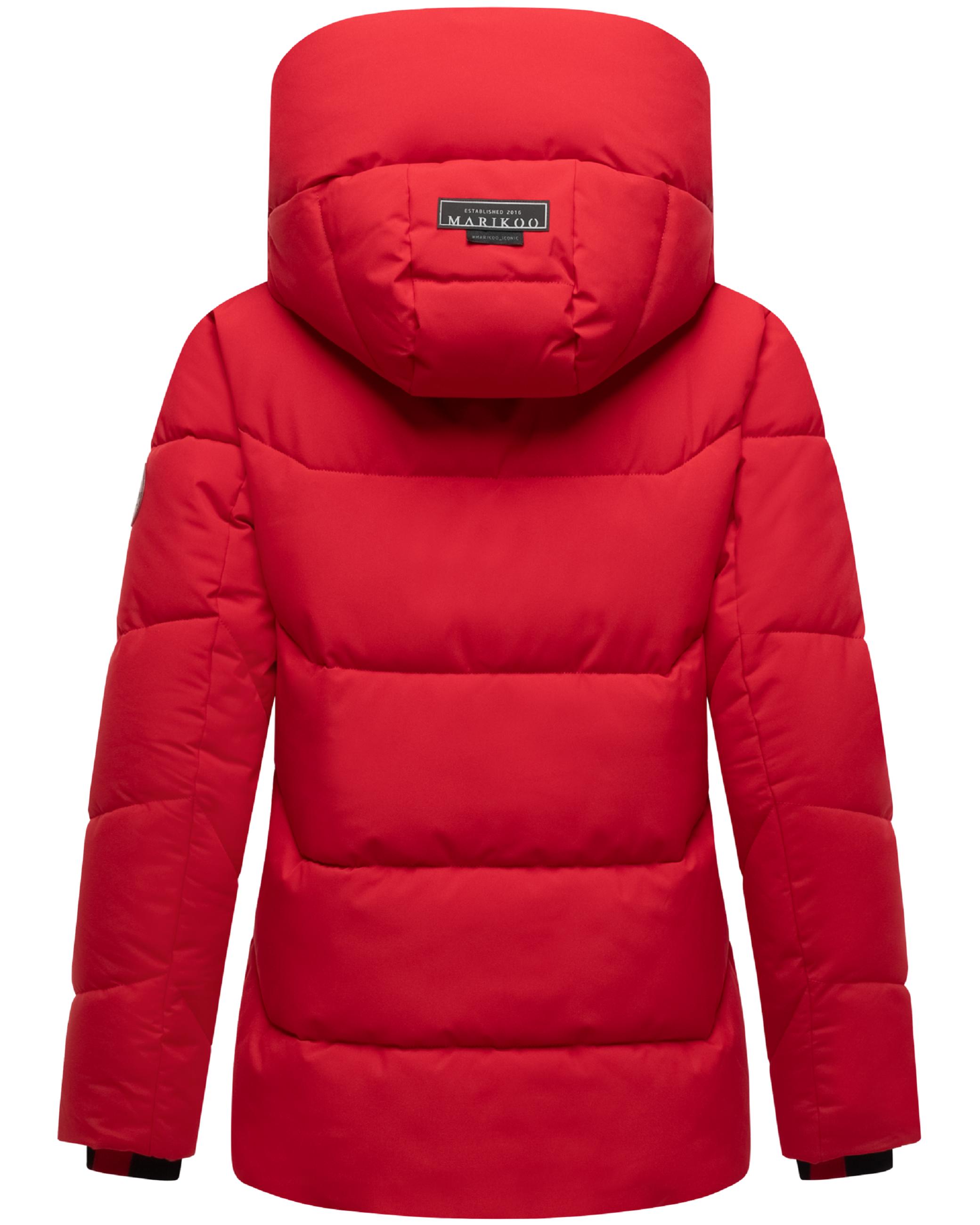 Winter Steppjacke mit Kapuze "Kuscheltatze XVI" Salsa Red