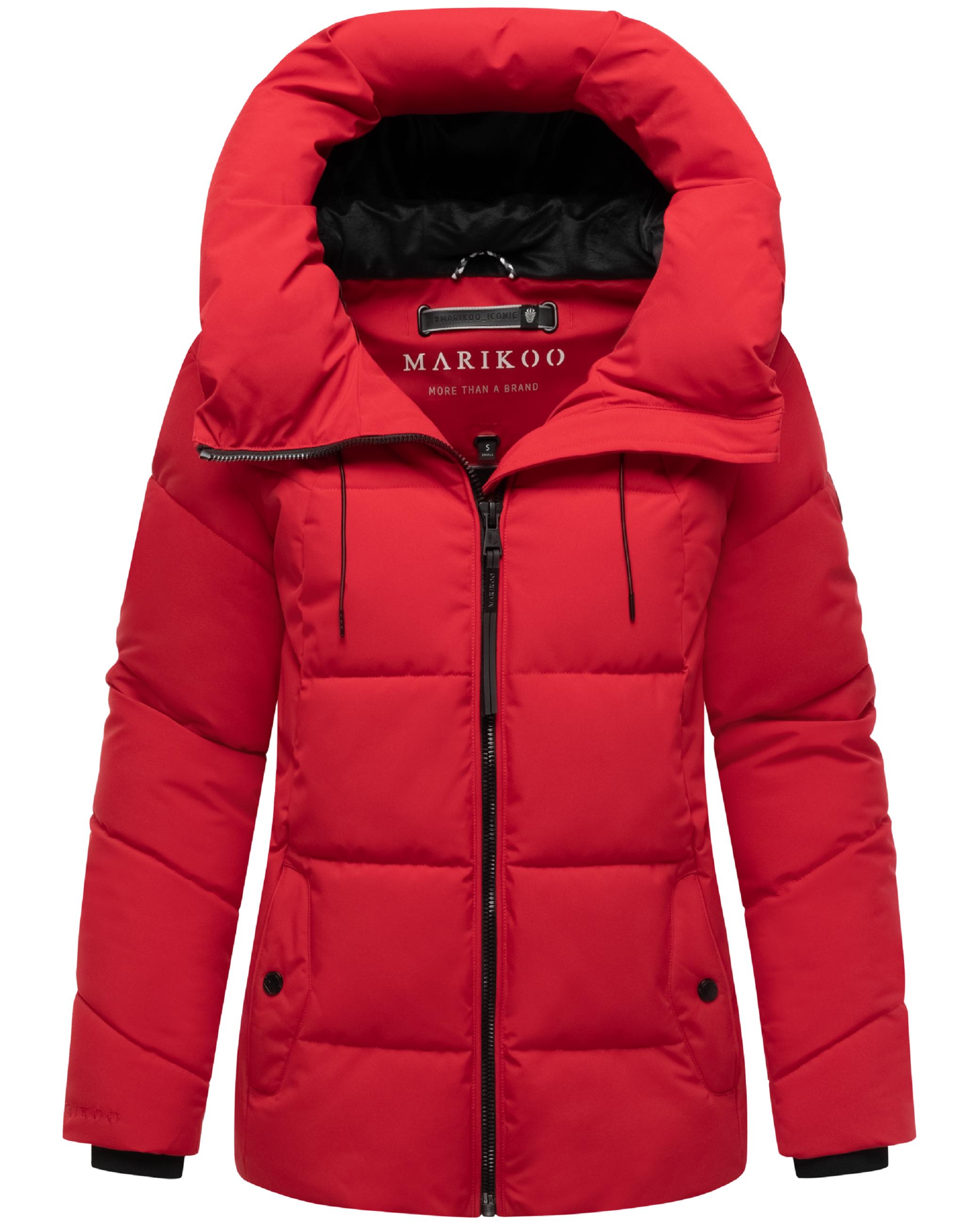 Winter Steppjacke mit Kapuze "Kuscheltatze XVI" Salsa Red