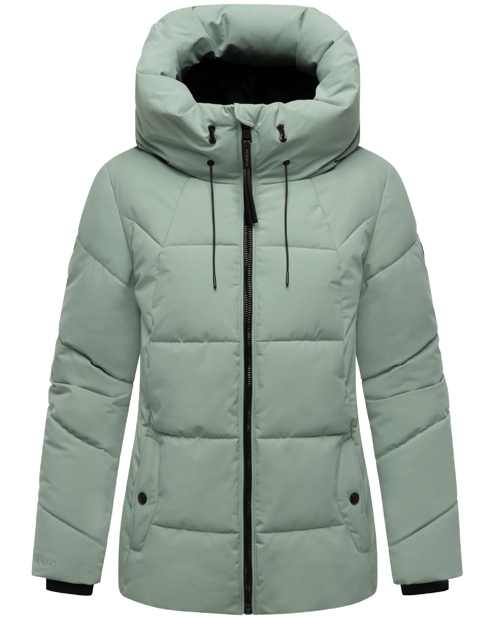 Winter Steppjacke mit Kapuze "Kuscheltatze XVI" Smokey Mint