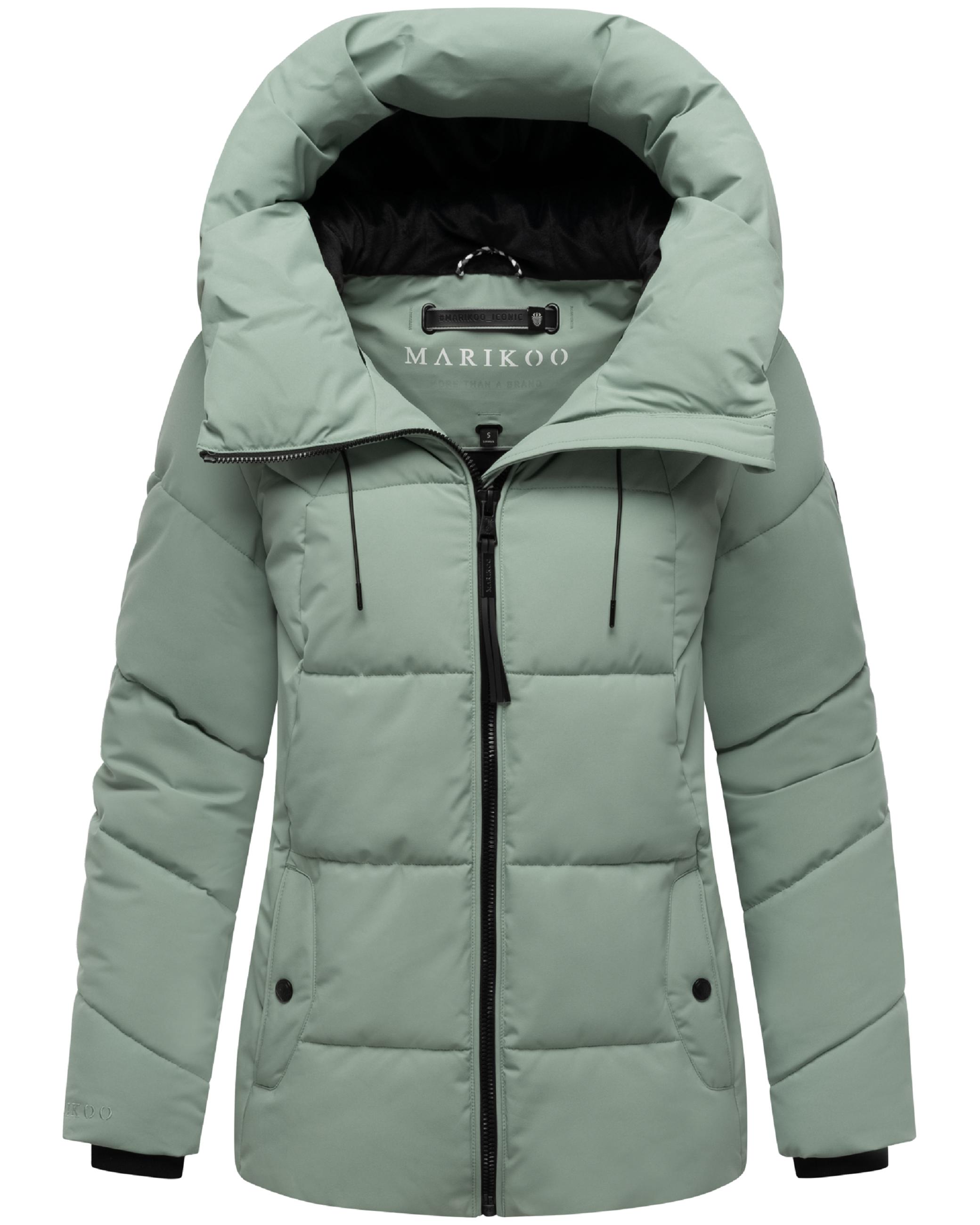 Winter Steppjacke mit Kapuze "Kuscheltatze XVI" Smokey Mint