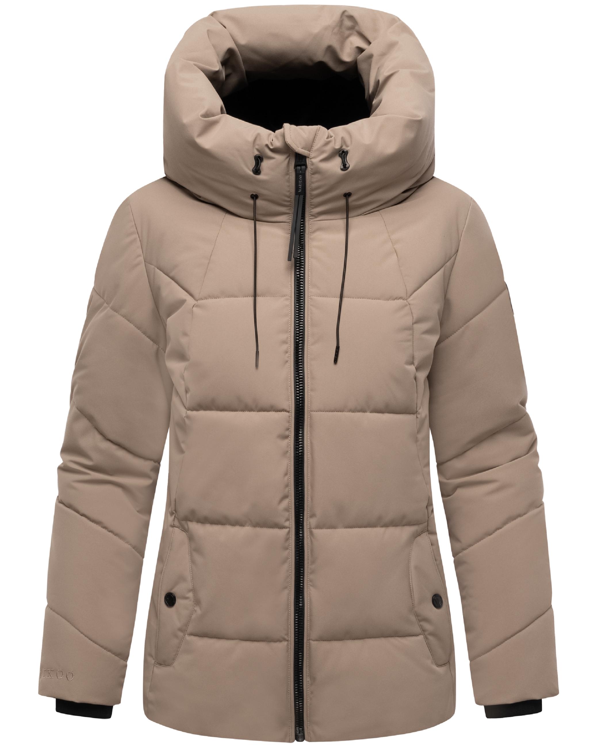 Winter Steppjacke mit Kapuze "Kuscheltatze XVI" Taupe Grey