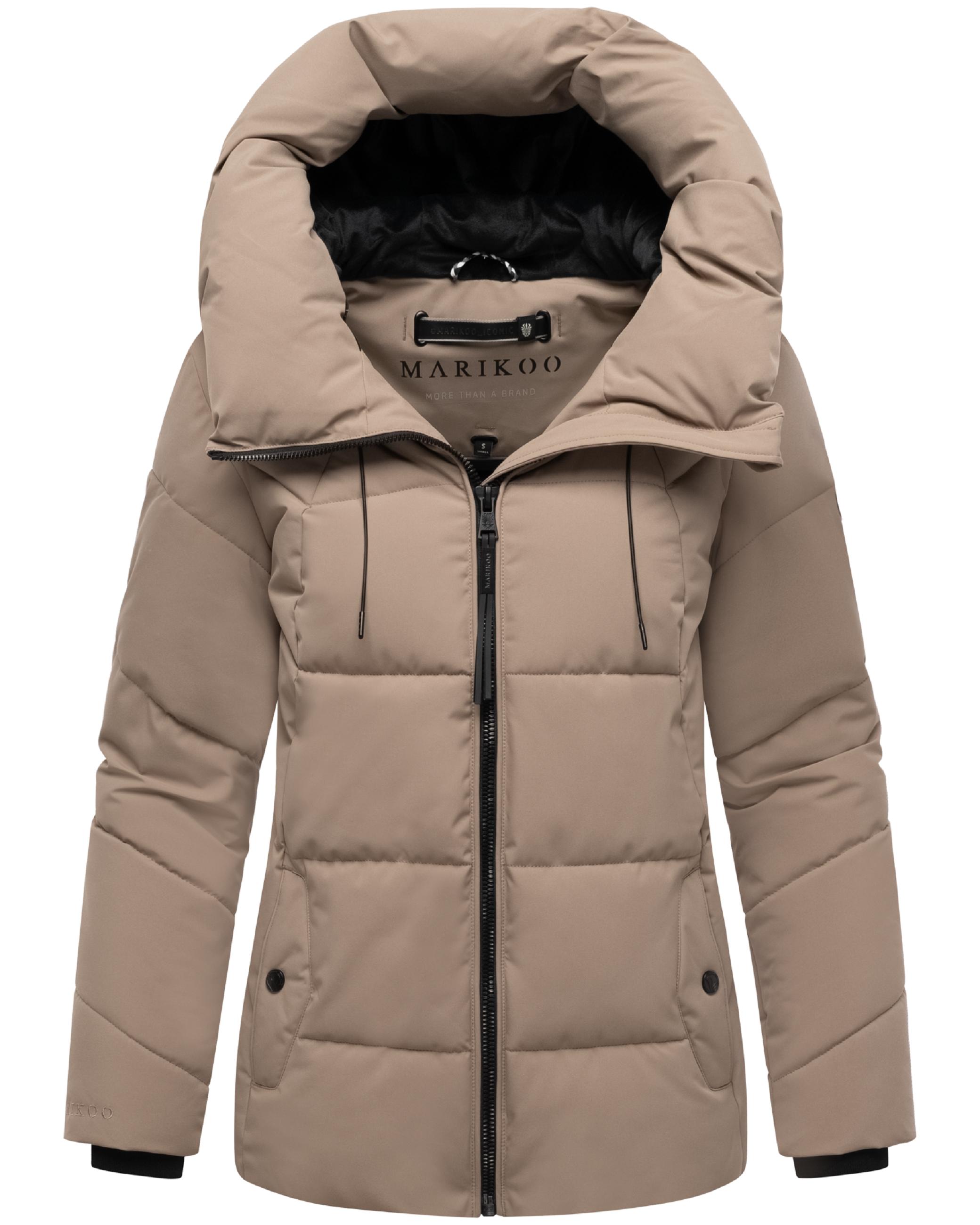 Winter Steppjacke mit Kapuze "Kuscheltatze XVI" Taupe Grey