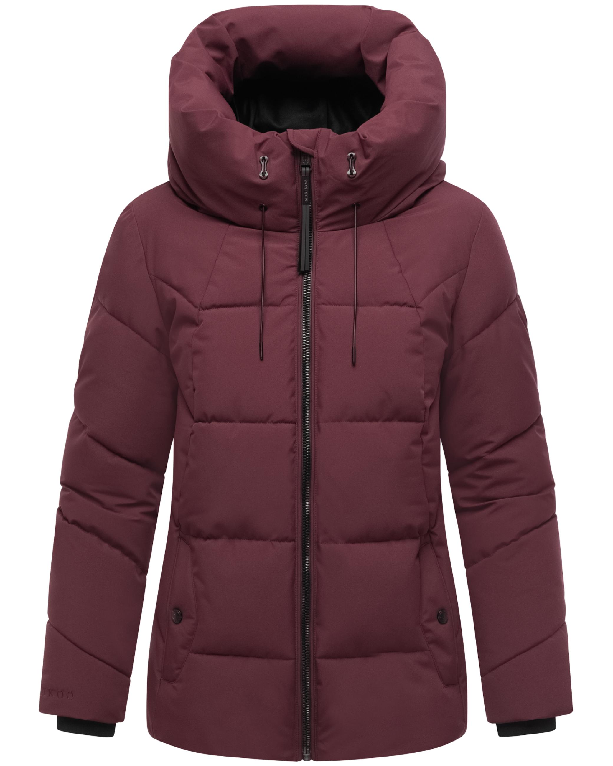 Winter Steppjacke mit Kapuze "Kuscheltatze XVI" Wine