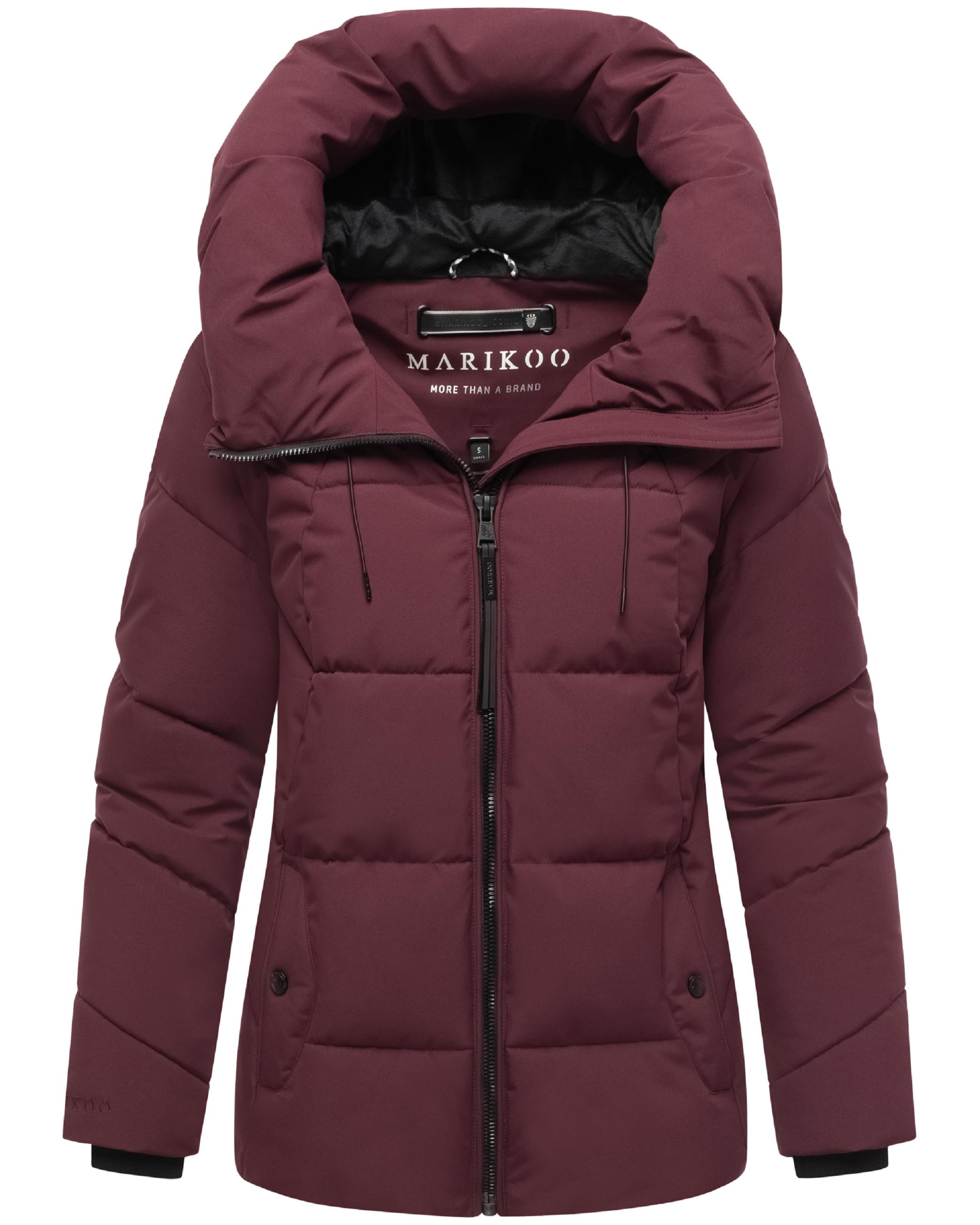 Winter Steppjacke mit Kapuze "Kuscheltatze XVI" Wine