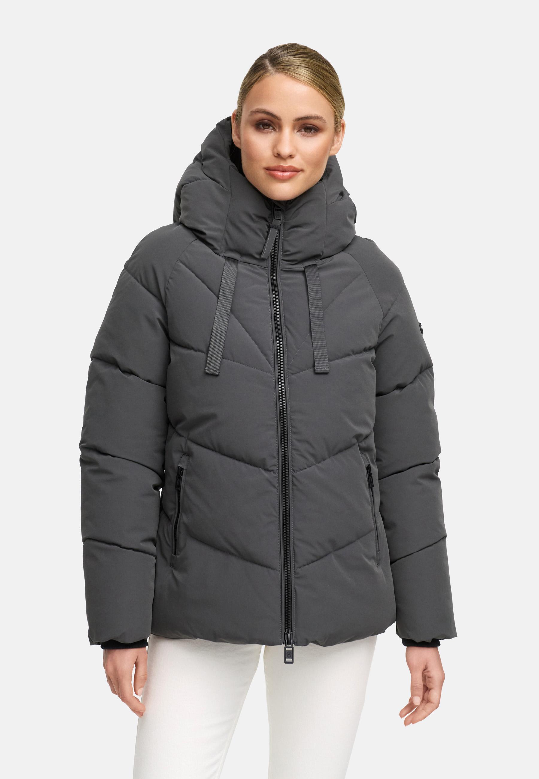 Steppjacke mit Kapuze "Kwamee 16" Anthracite