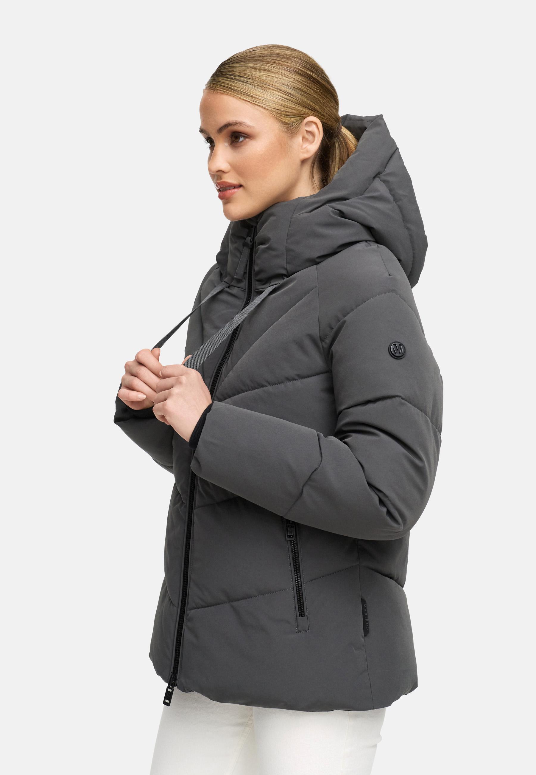 Steppjacke mit Kapuze "Kwamee 16" Anthracite