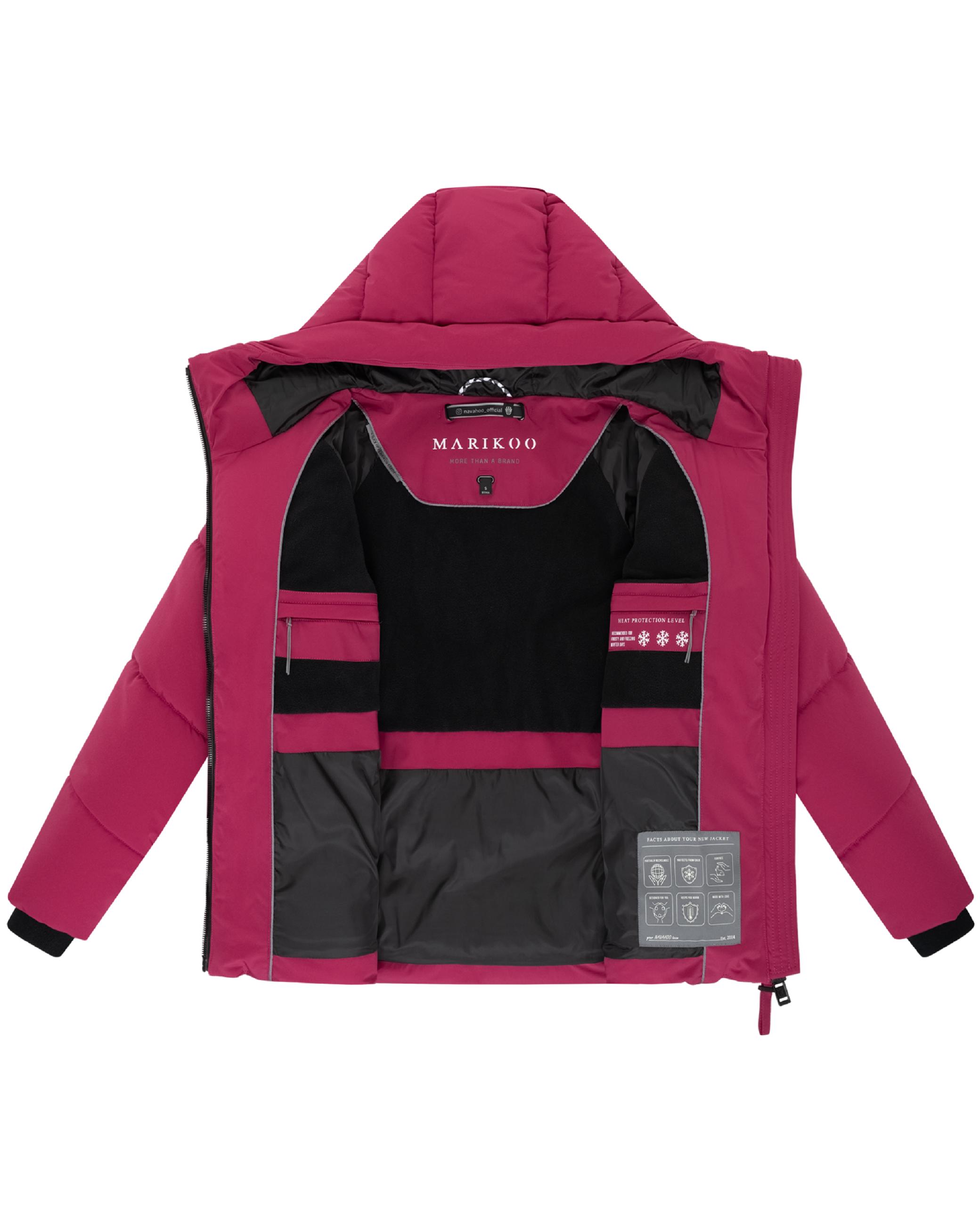 Steppjacke mit Kapuze "Kwamee 16" Berry Wine