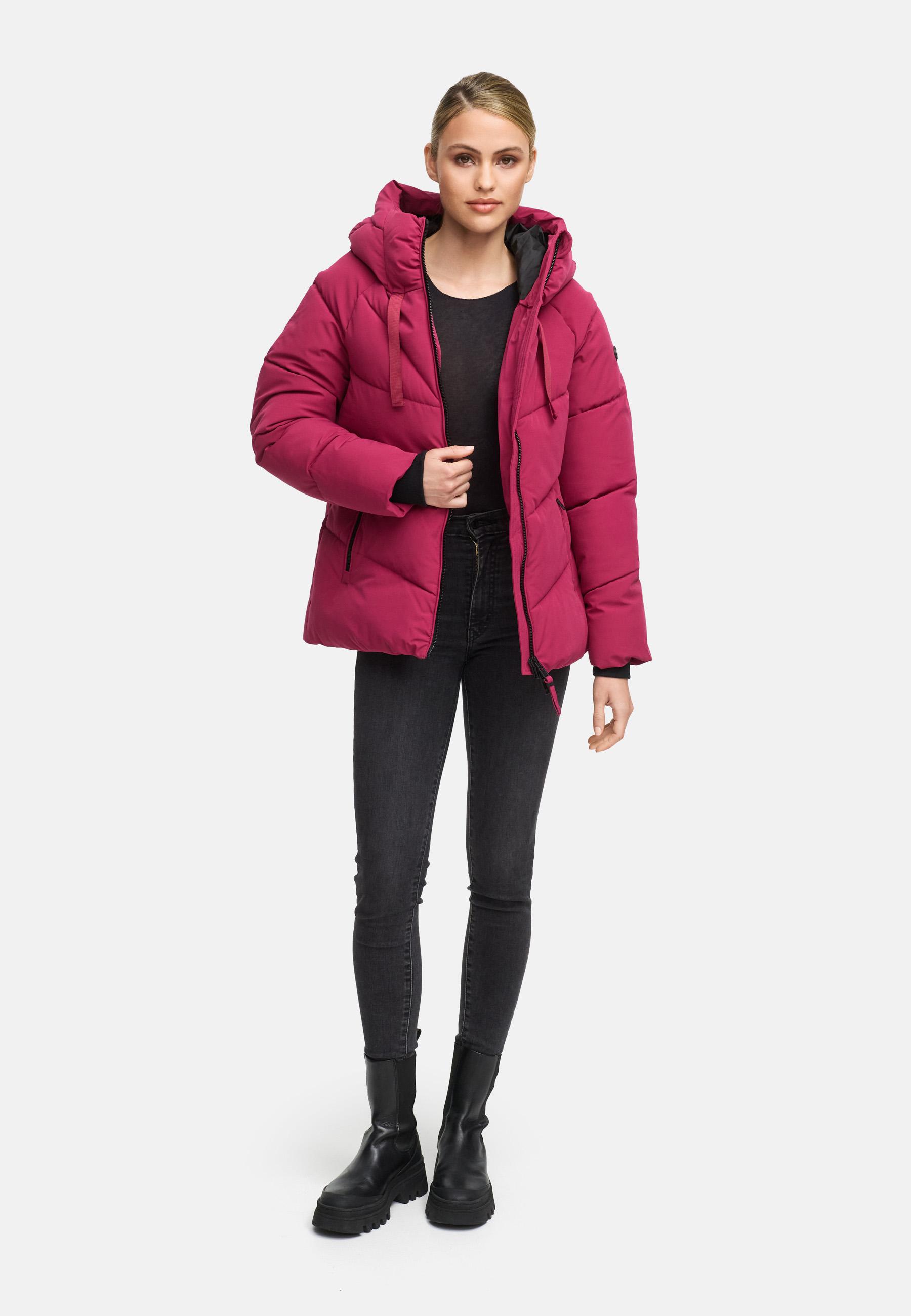 Steppjacke mit Kapuze "Kwamee 16" Berry Wine