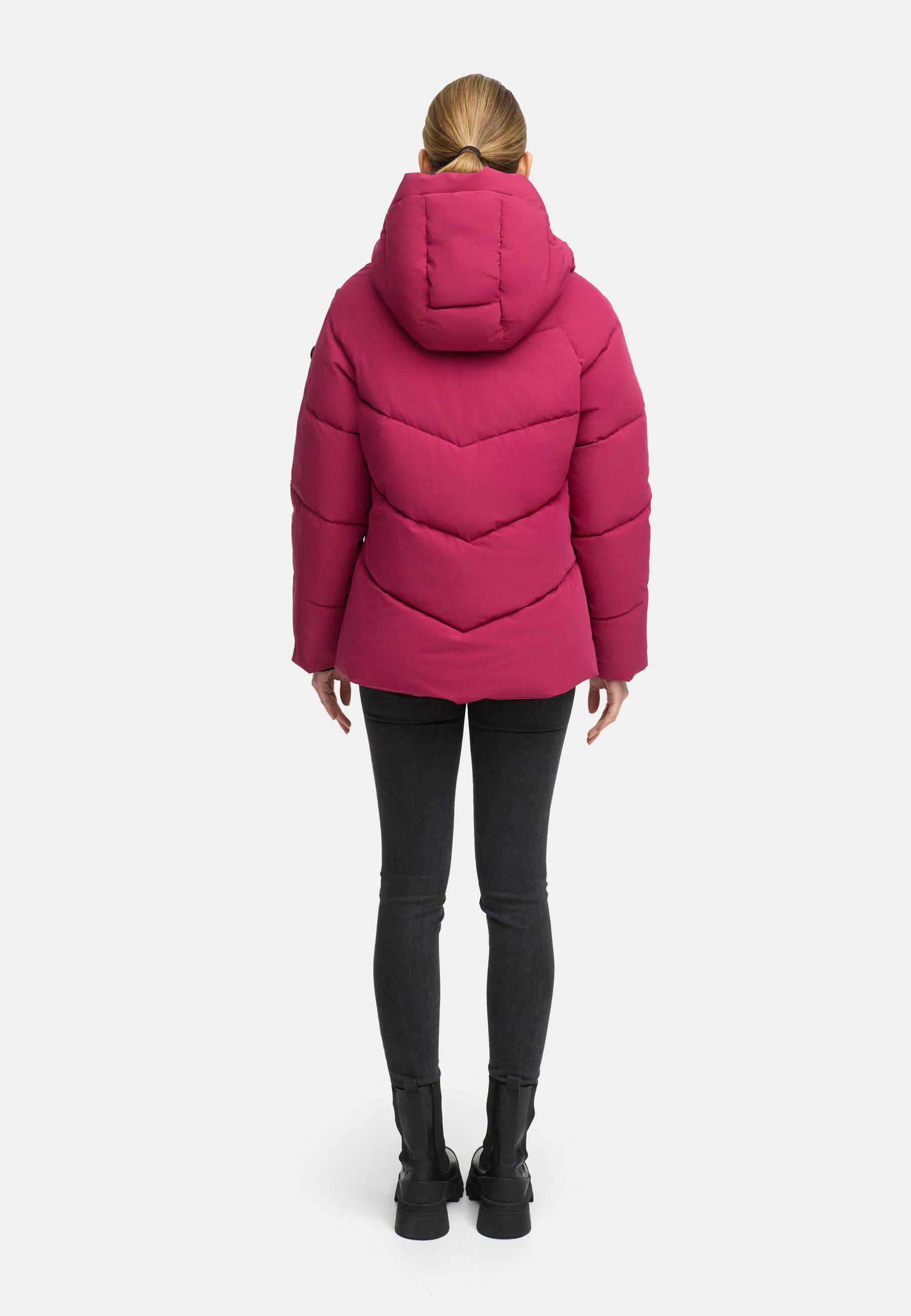 Steppjacke mit Kapuze "Kwamee 16" Berry Wine