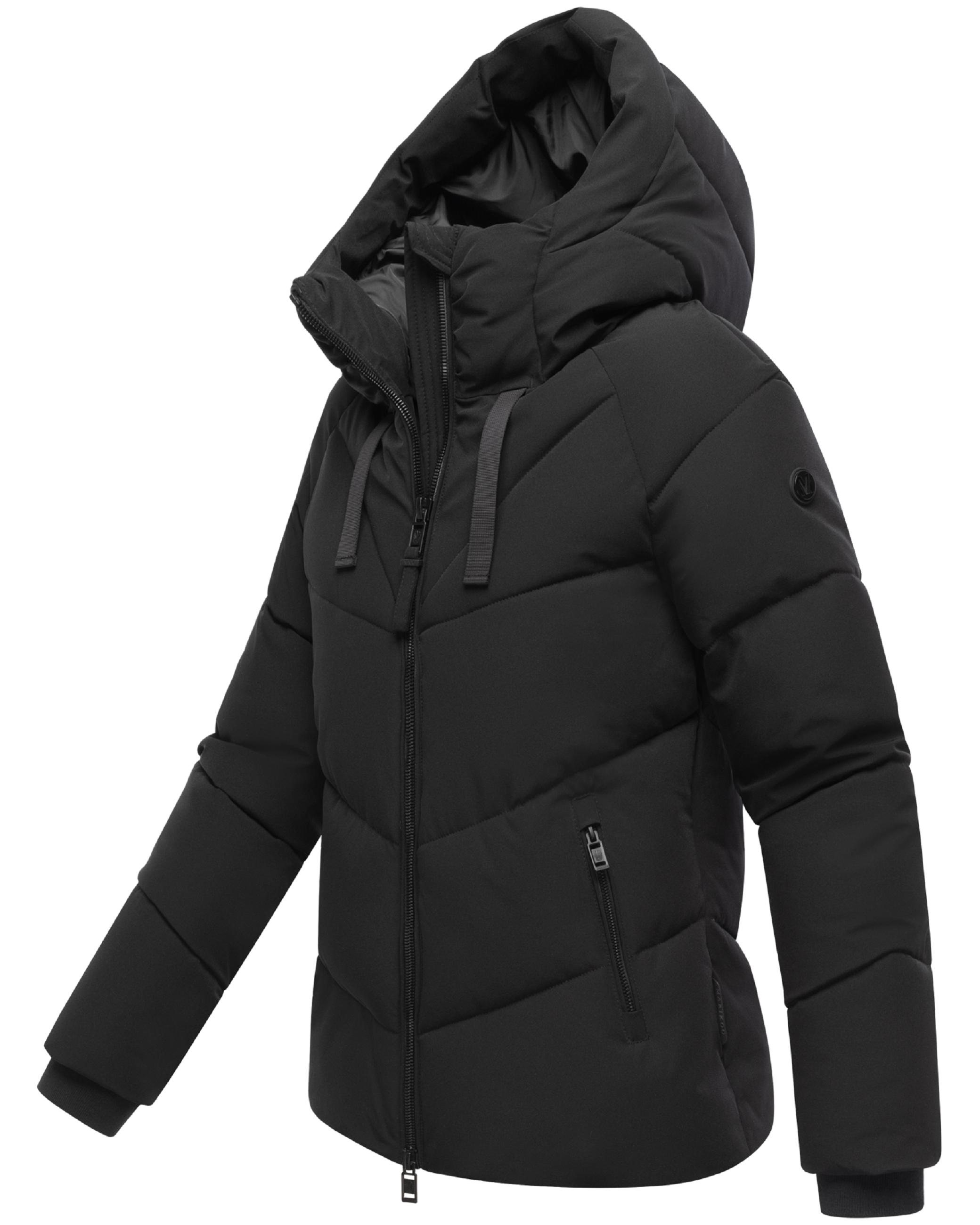 Steppjacke mit Kapuze "Kwamee 16" Black