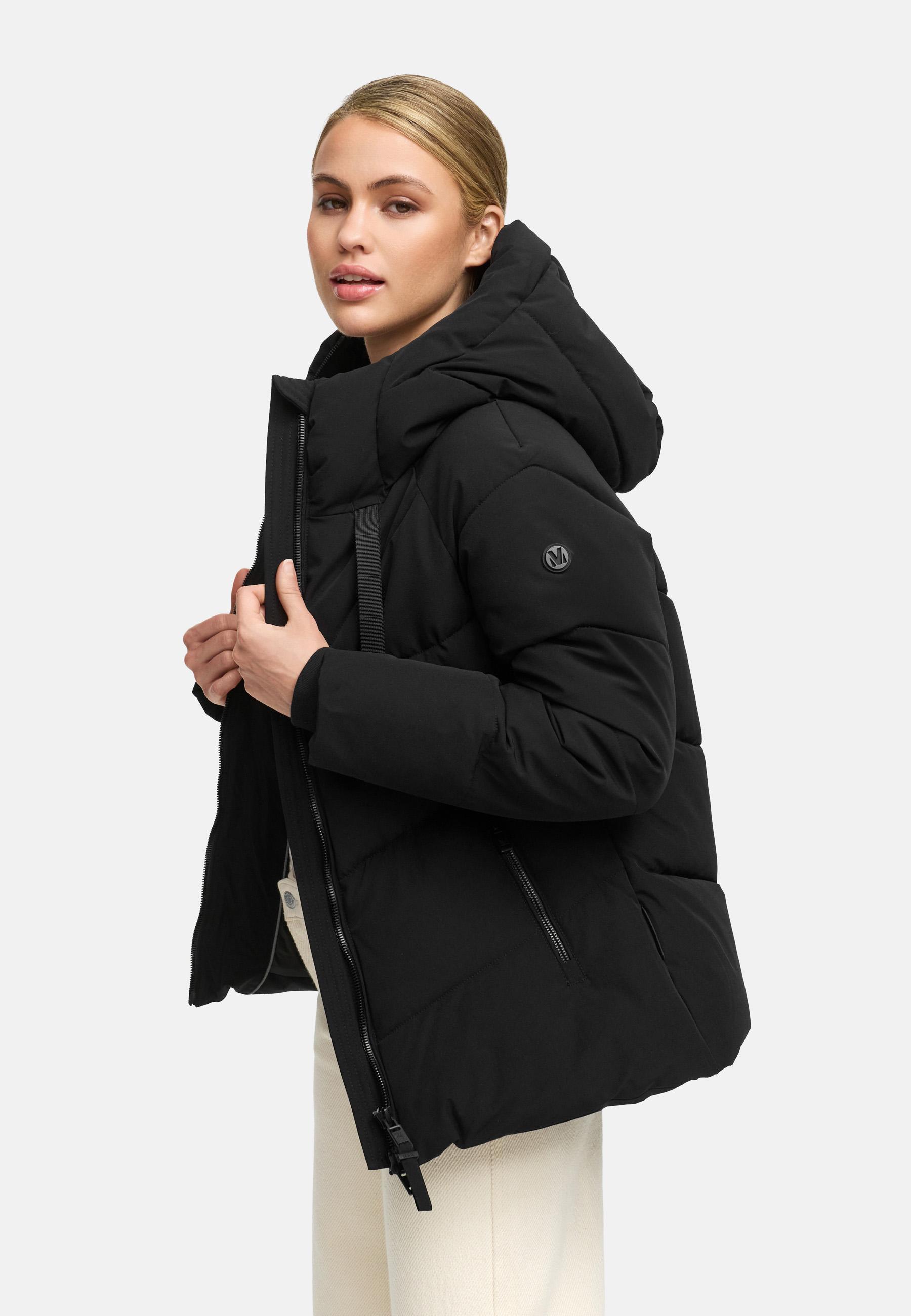 Steppjacke mit Kapuze "Kwamee 16" Black