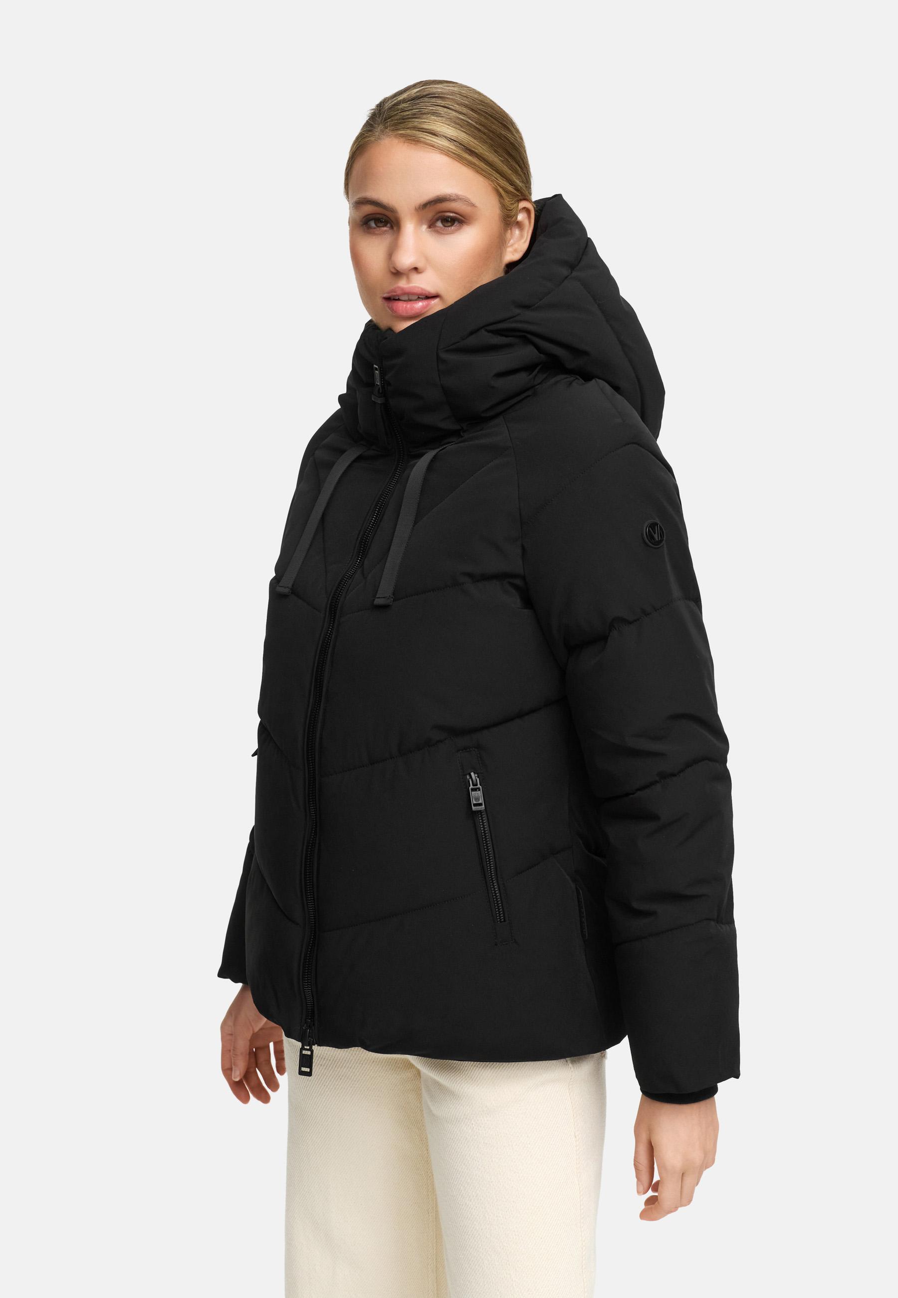 Steppjacke mit Kapuze "Kwamee 16" Black