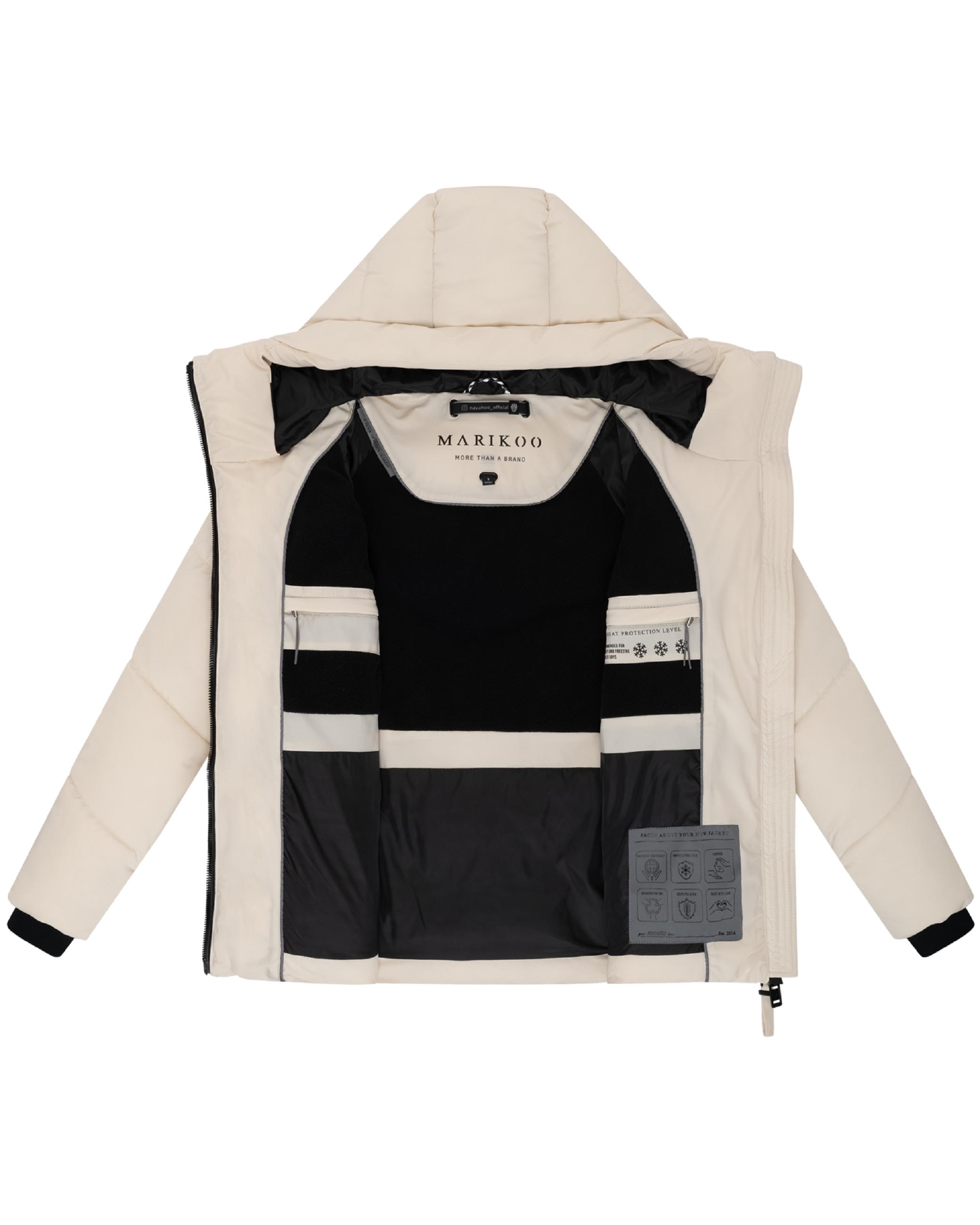 Steppjacke mit Kapuze "Kwamee 16" Cream