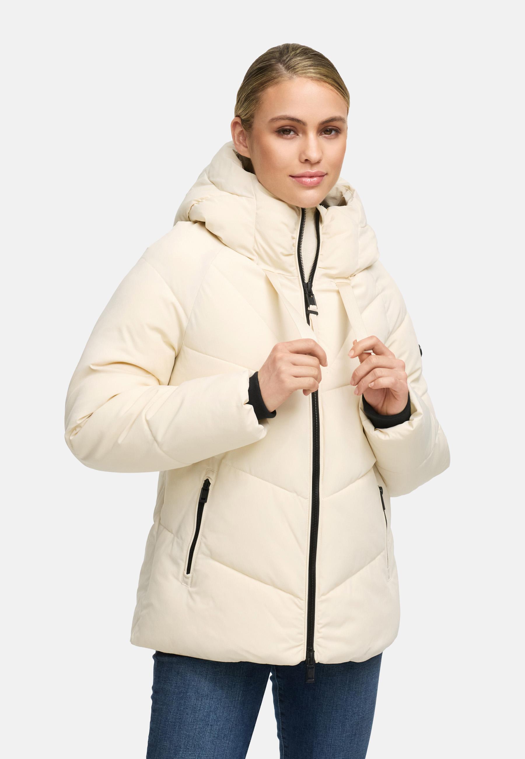 Steppjacke mit Kapuze "Kwamee 16" Cream