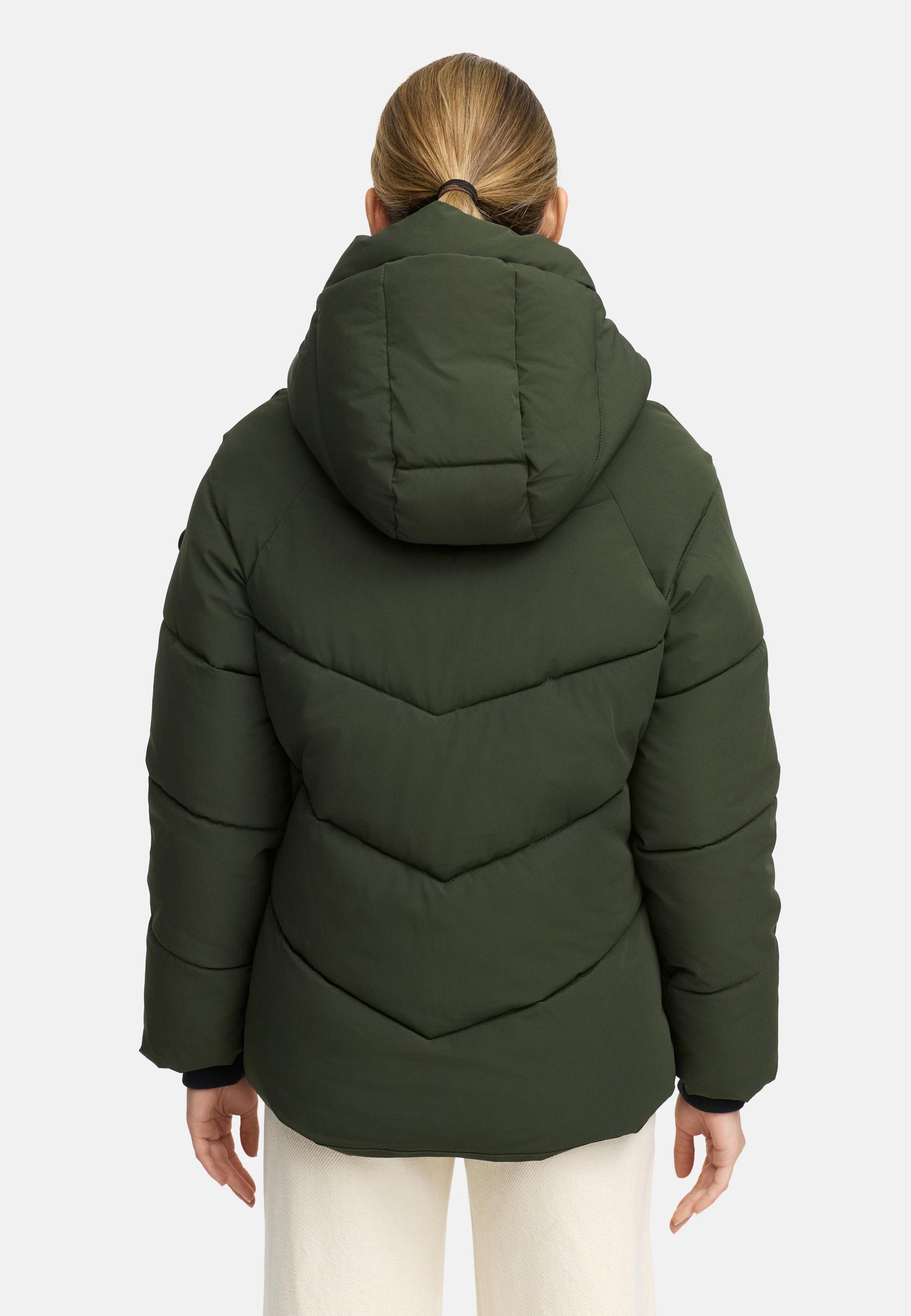 Steppjacke mit Kapuze "Kwamee 16" Dark Olive