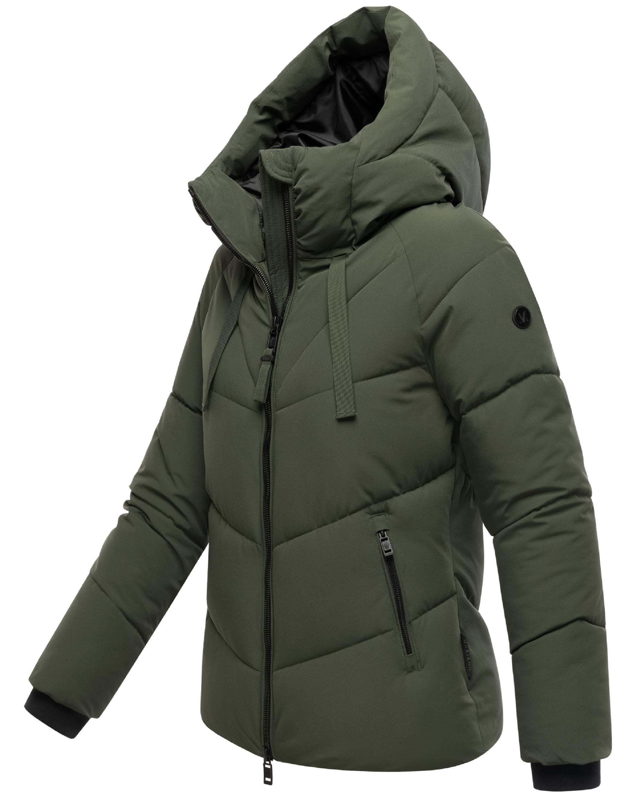 Steppjacke mit Kapuze "Kwamee 16" Dark Olive