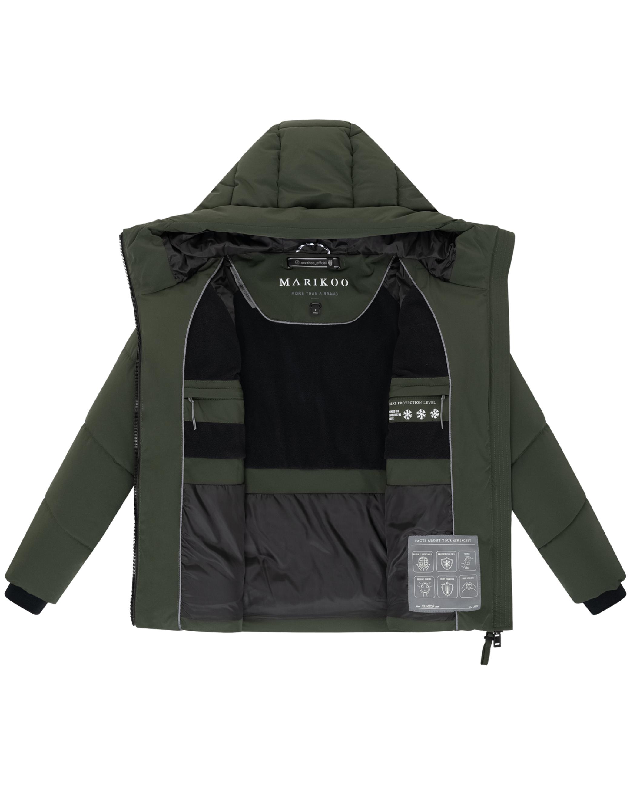 Steppjacke mit Kapuze "Kwamee 16" Dark Olive