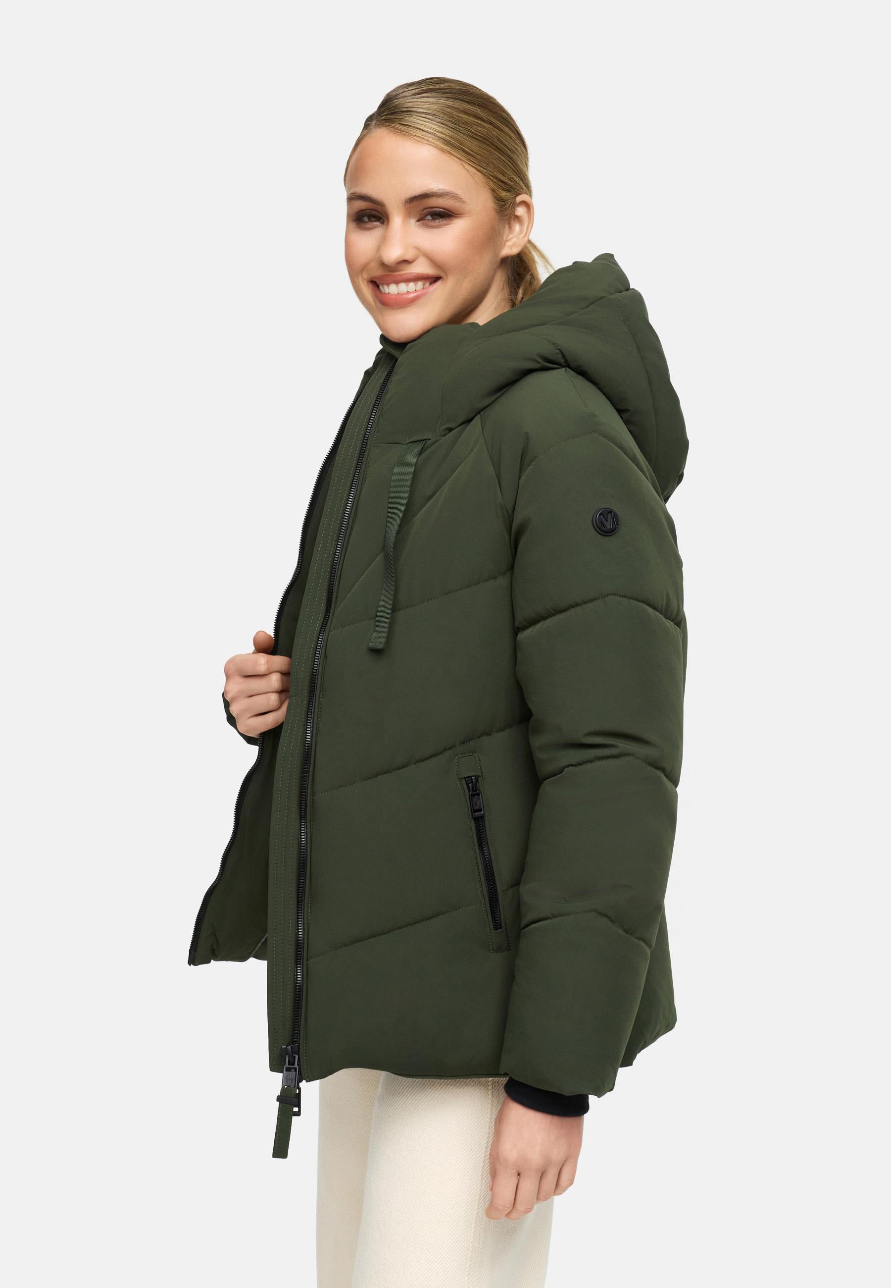 Steppjacke mit Kapuze "Kwamee 16" Dark Olive