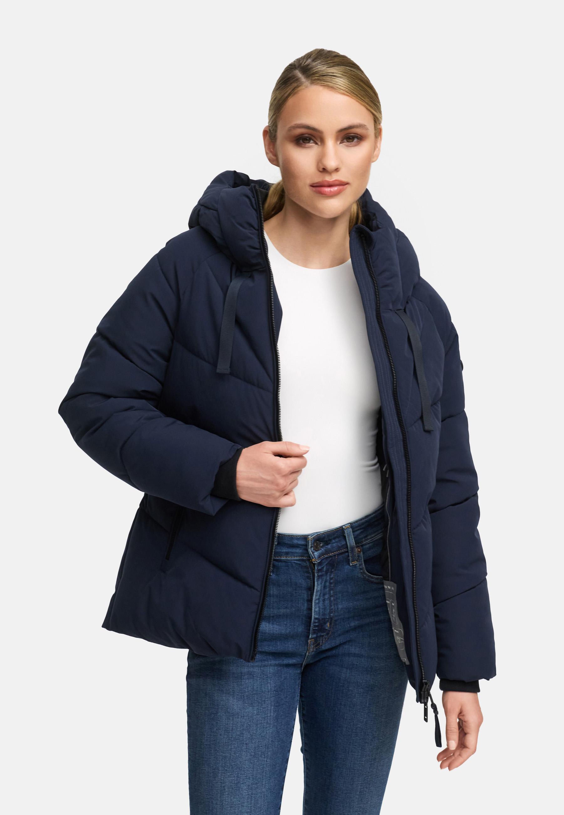 Steppjacke mit Kapuze "Kwamee 16" Navy