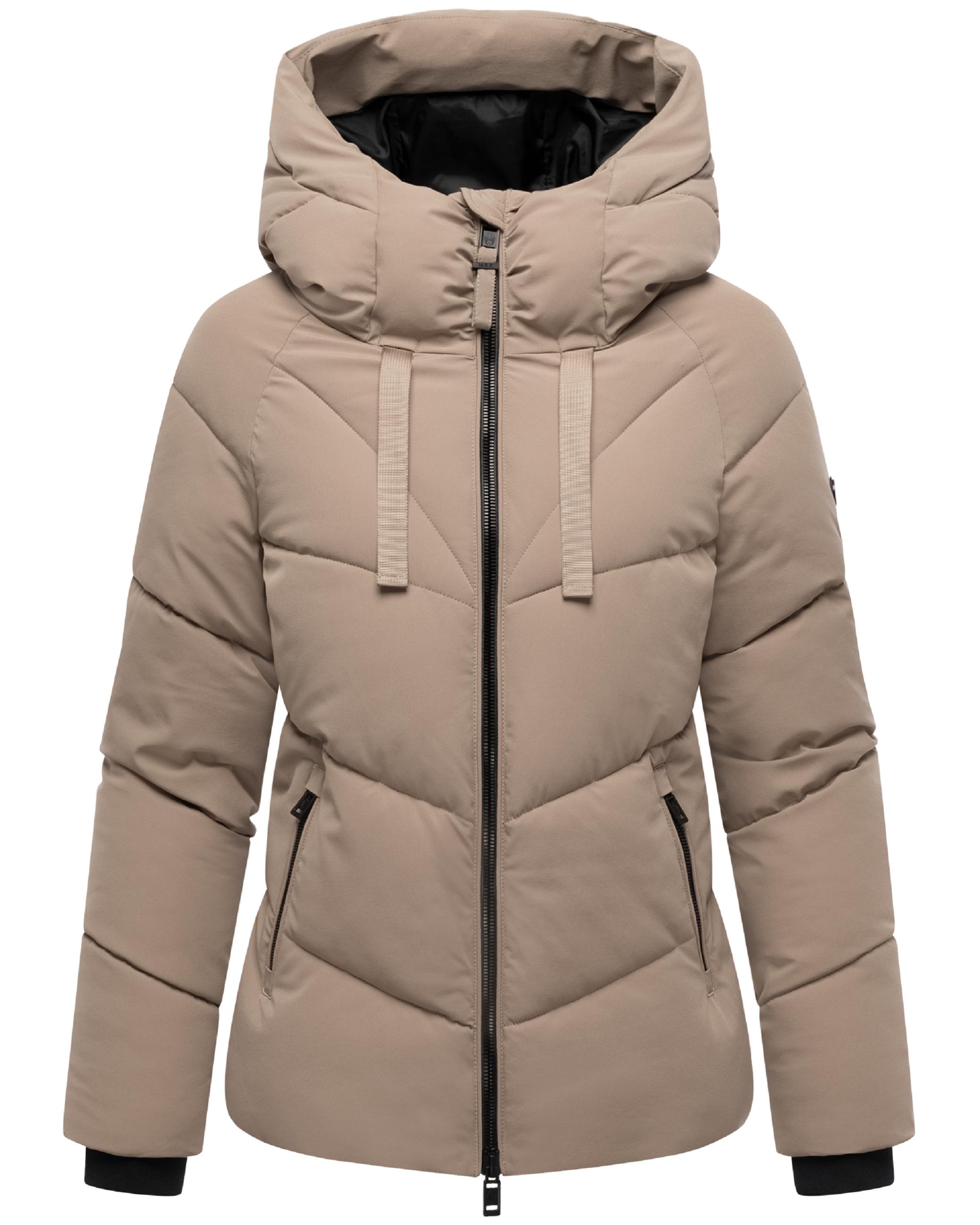 Steppjacke mit Kapuze "Kwamee 16" Taupe Grey