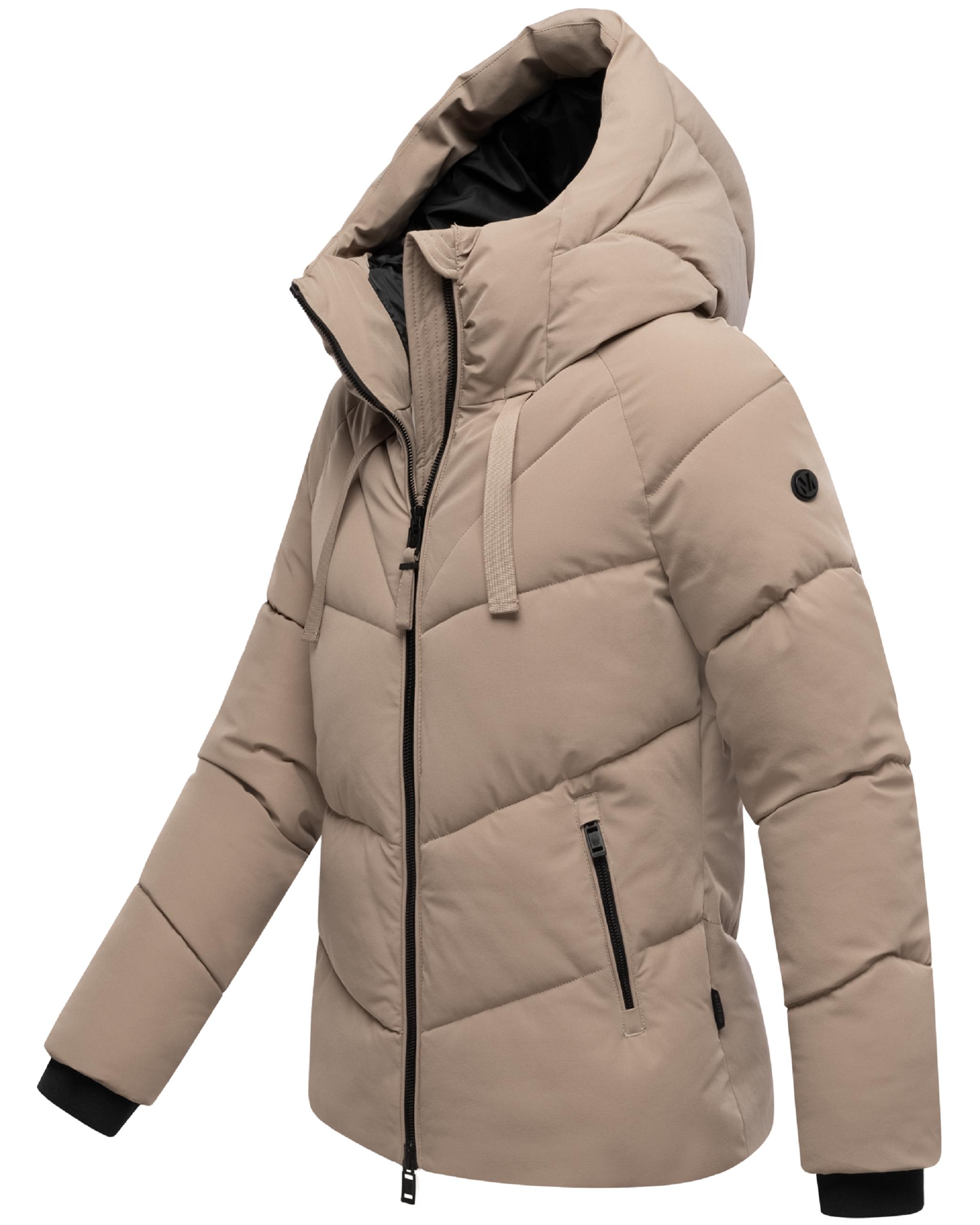 Steppjacke mit Kapuze "Kwamee 16" Taupe Grey