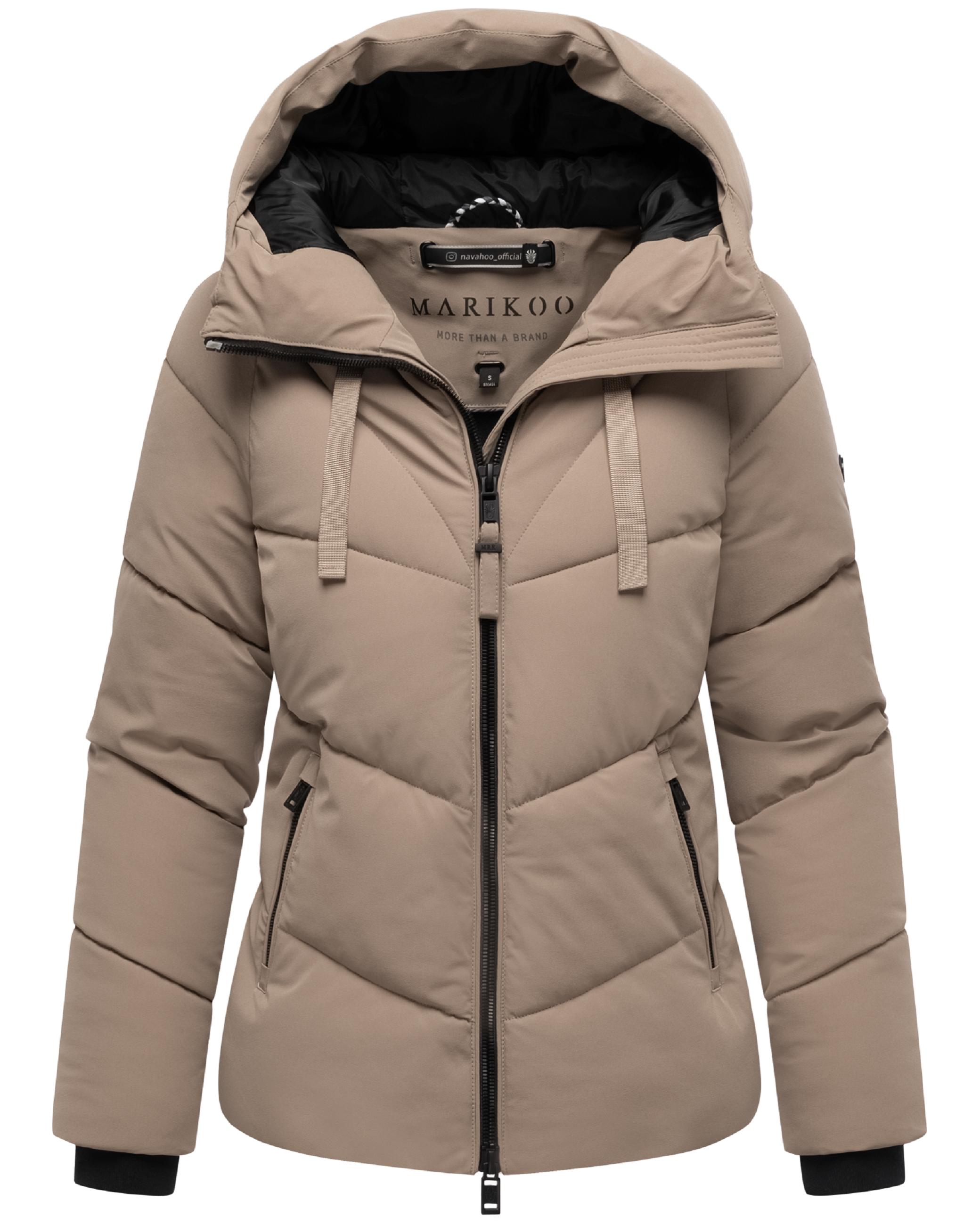 Steppjacke mit Kapuze "Kwamee 16" Taupe Grey