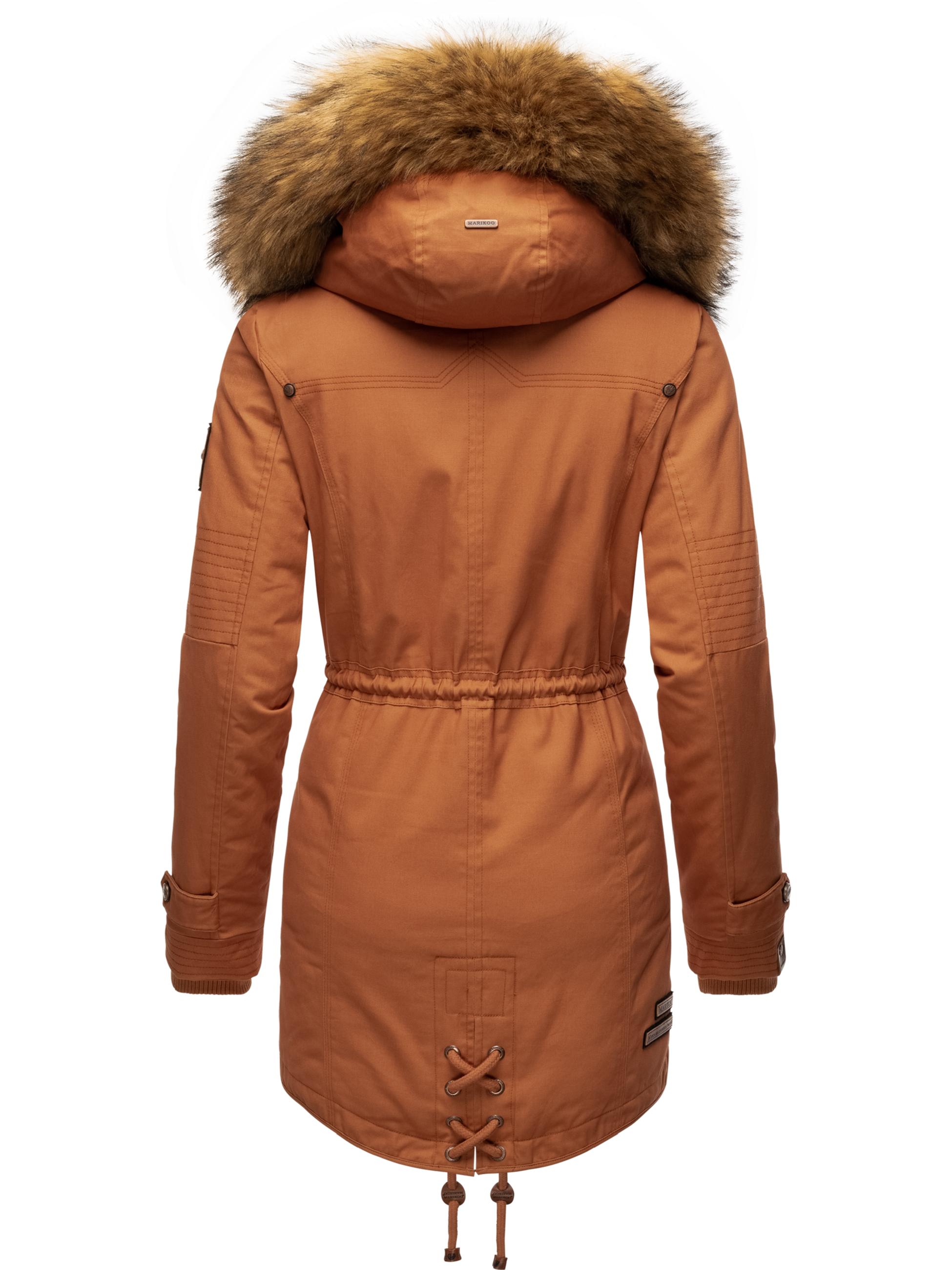 Winterparka mit abnehmbarem Kunstfell "La Viva Prc" Rusty Cinnamon