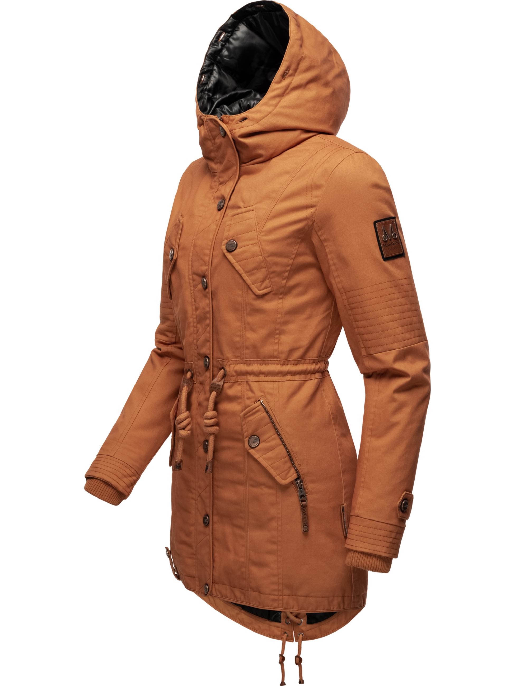 Winterparka mit abnehmbarem Kunstfell "La Viva Prc" Rusty Cinnamon