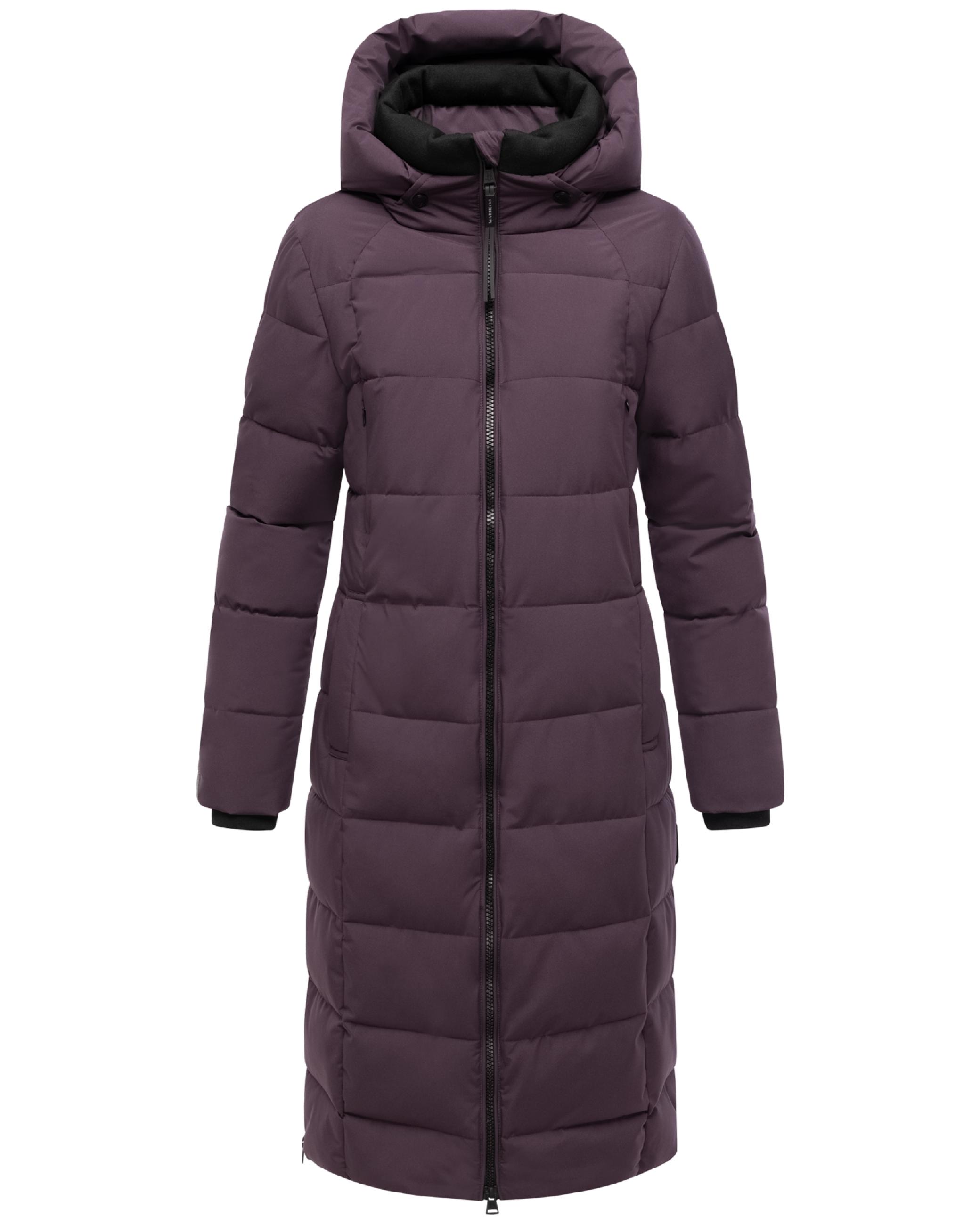 Winter Steppmantel mit Kapuze "Lanitaa XVI" Dusty Plum