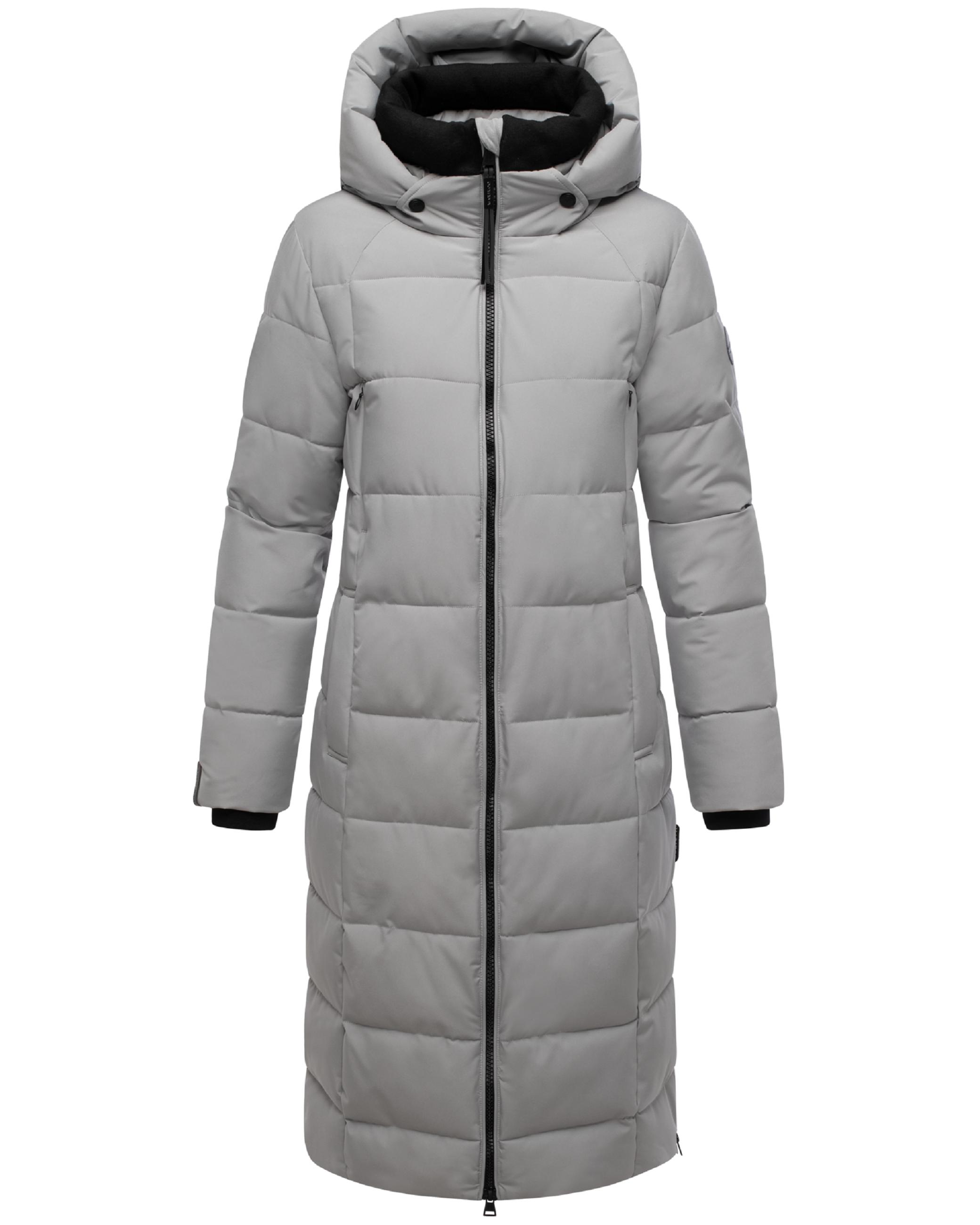 Winter Steppmantel mit Kapuze "Lanitaa XVI" Grey
