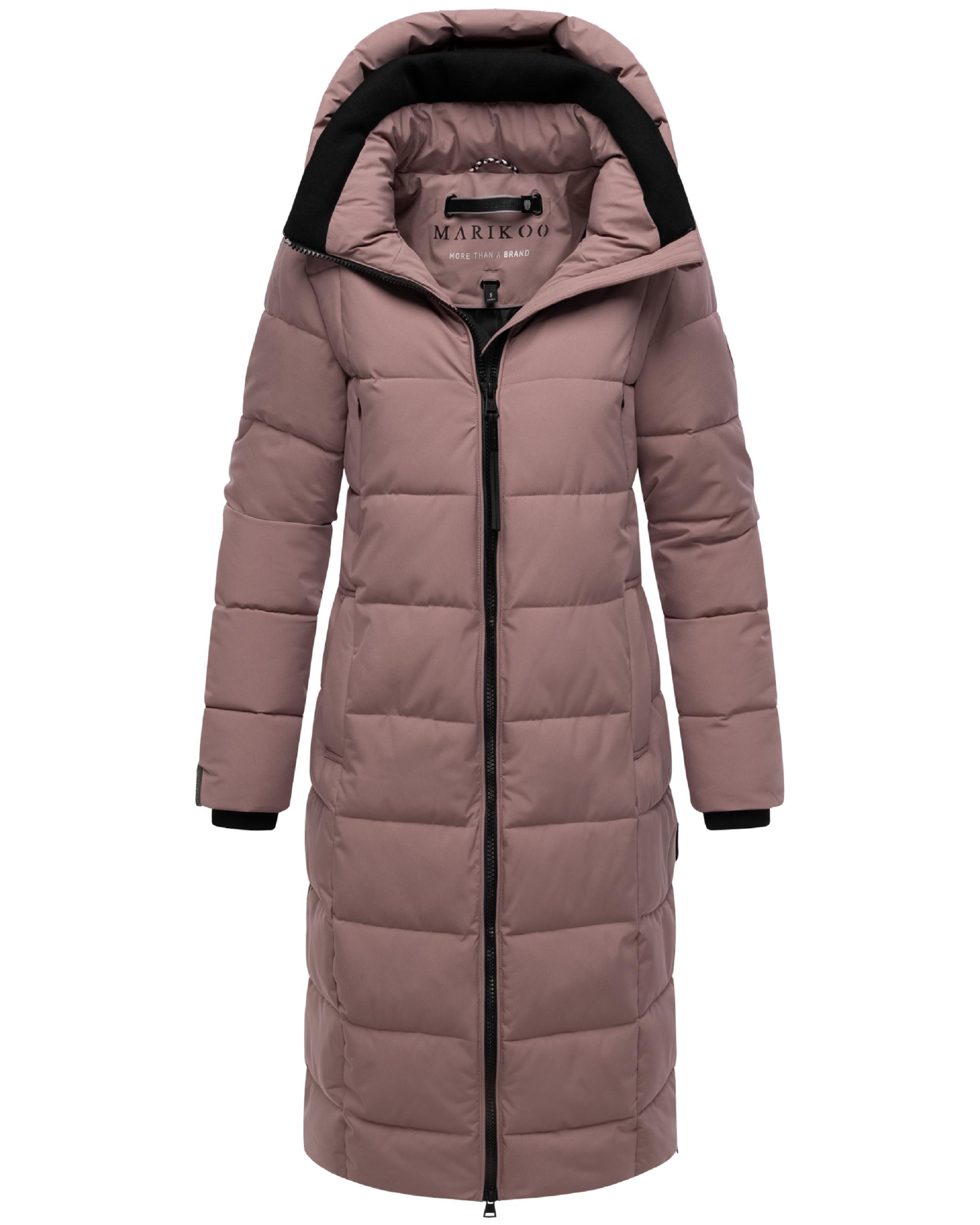 Winter Steppmantel mit Kapuze "Lanitaa XVI" Mauve
