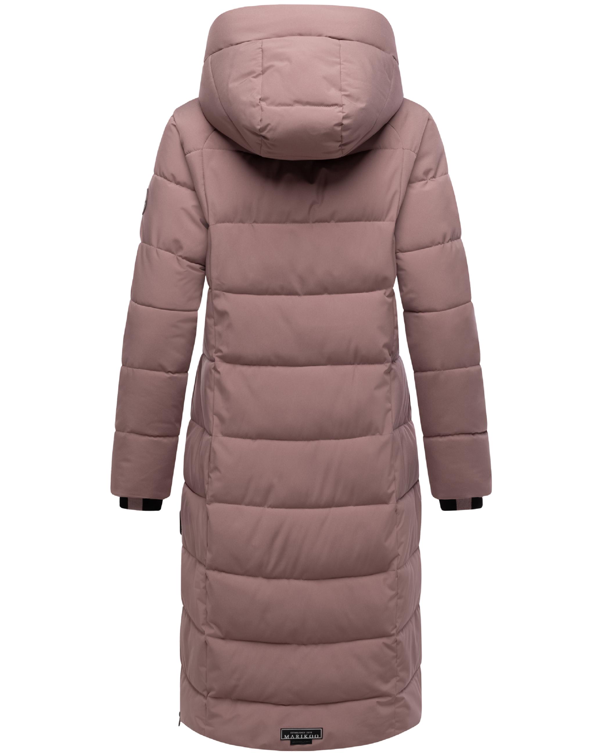 Winter Steppmantel mit Kapuze "Lanitaa XVI" Mauve
