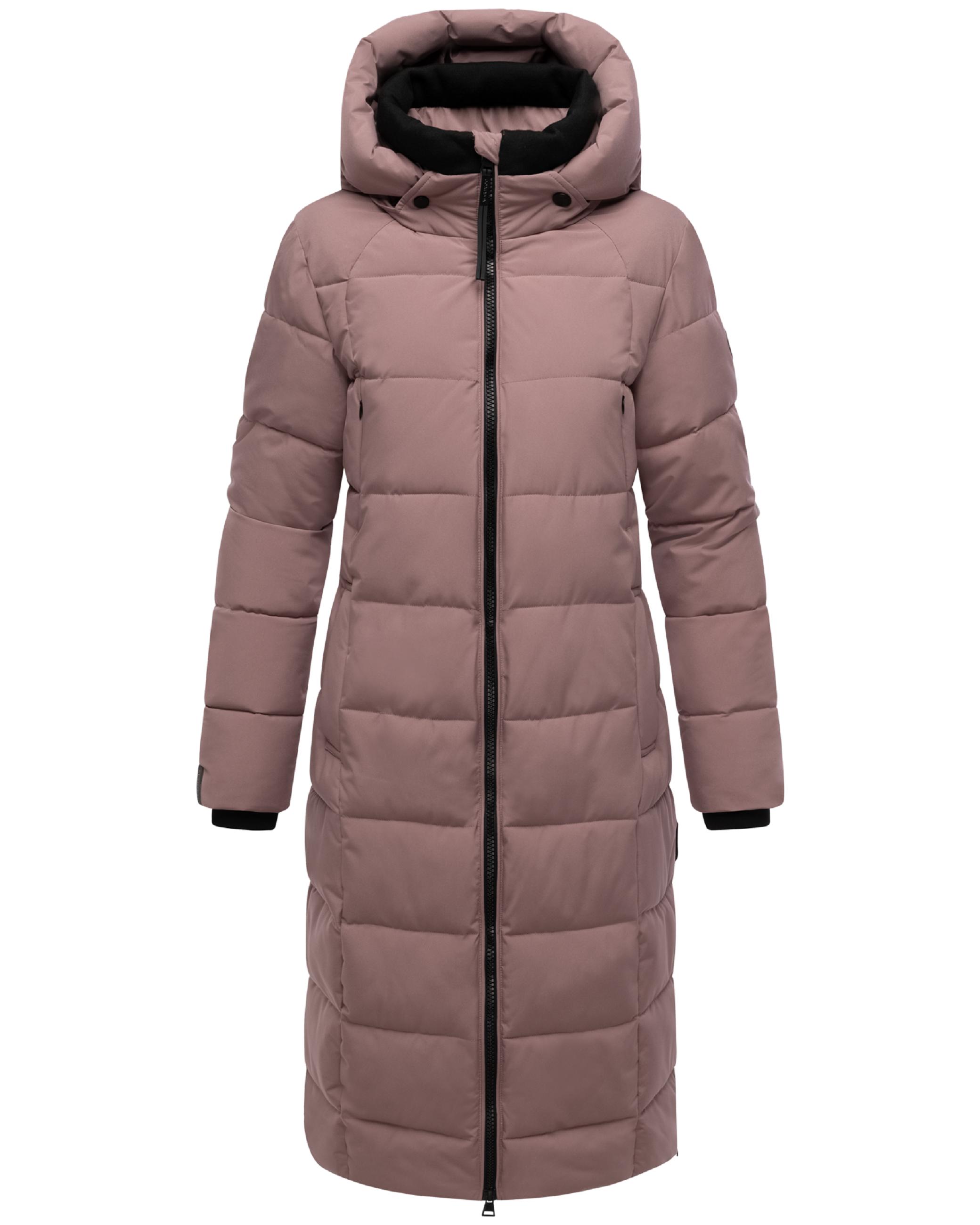 Winter Steppmantel mit Kapuze "Lanitaa XVI" Mauve
