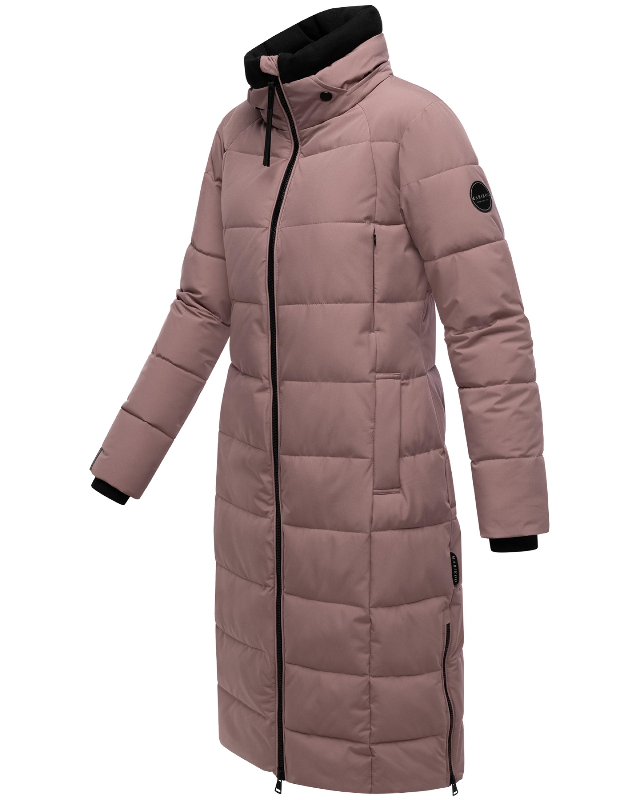 Winter Steppmantel mit Kapuze "Lanitaa XVI" Mauve