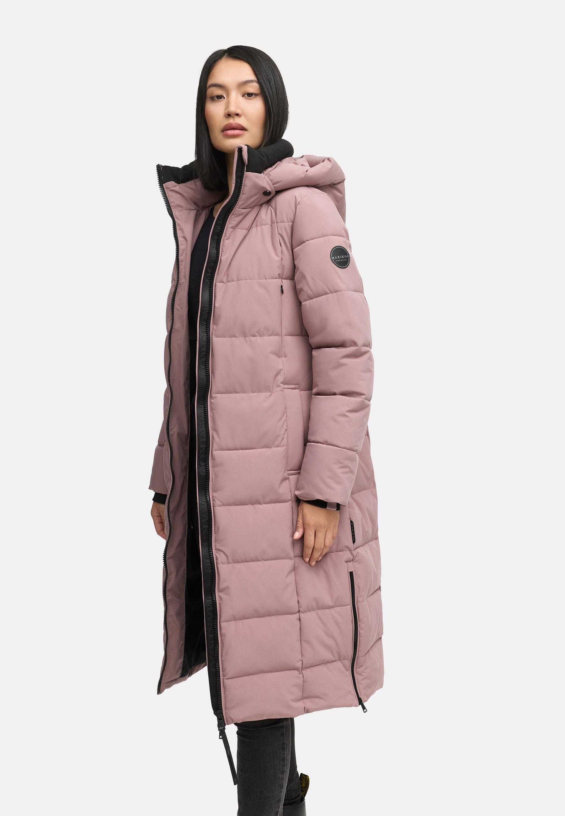 Winter Steppmantel mit Kapuze "Lanitaa XVI" Mauve